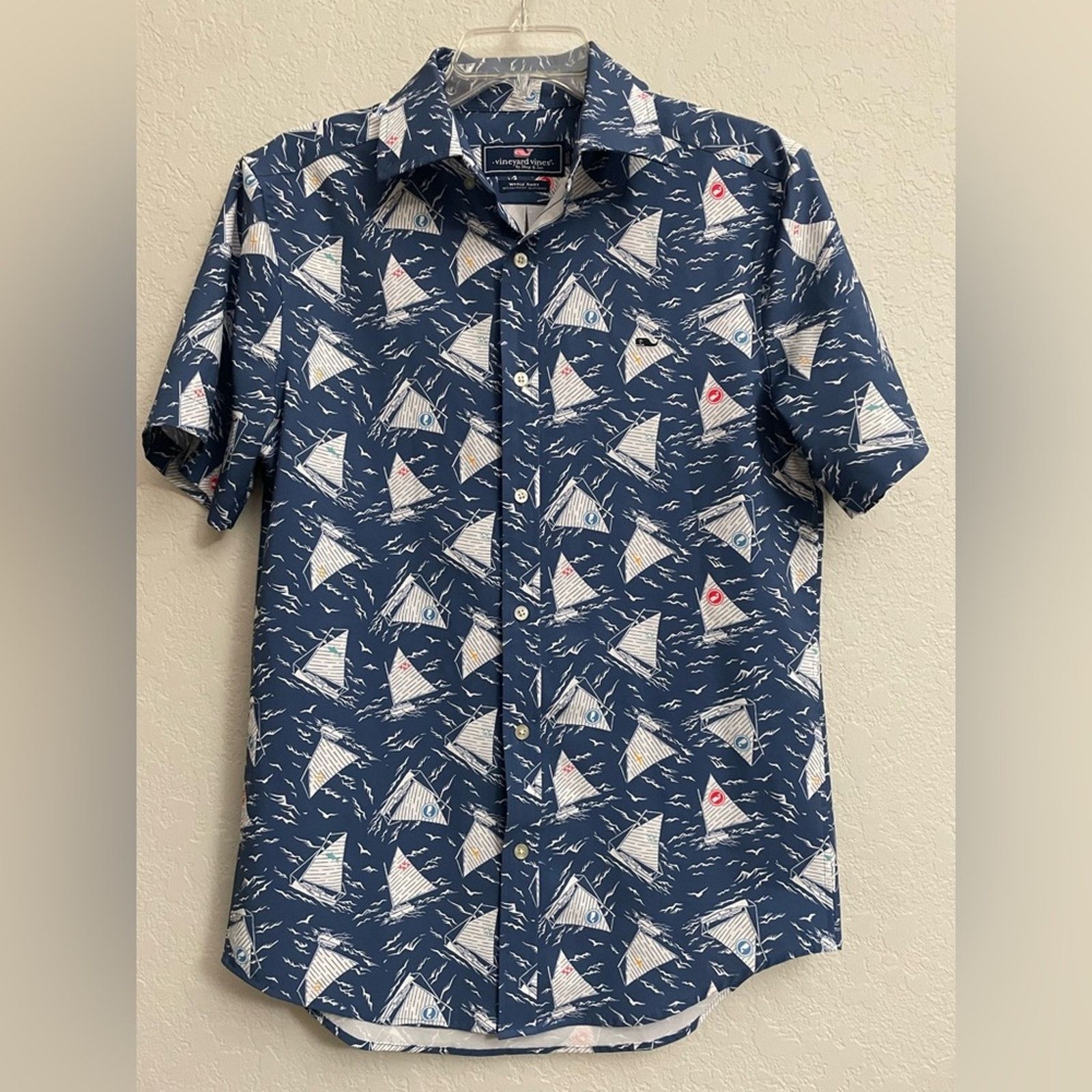 Vineyard Vines Vineyard Vines SailBoat Classic Fit Murray Shirt Men Small Size US S / EU 44-46 / 1 - 1 Thumbnail