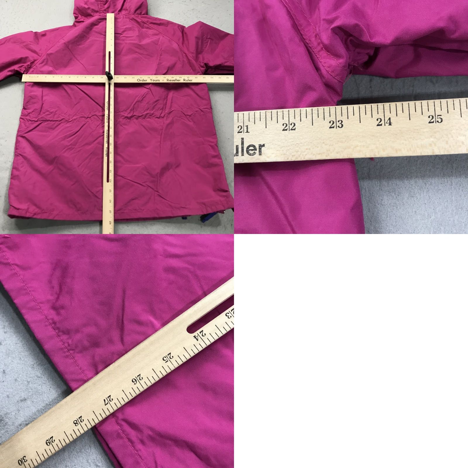 KangaROOS VINTAGE Columbia Jacket Womens Large Pink Purple Anorak Kangaroo Nylon 80s Size L / US 10 / IT 46 - 8 Thumbnail