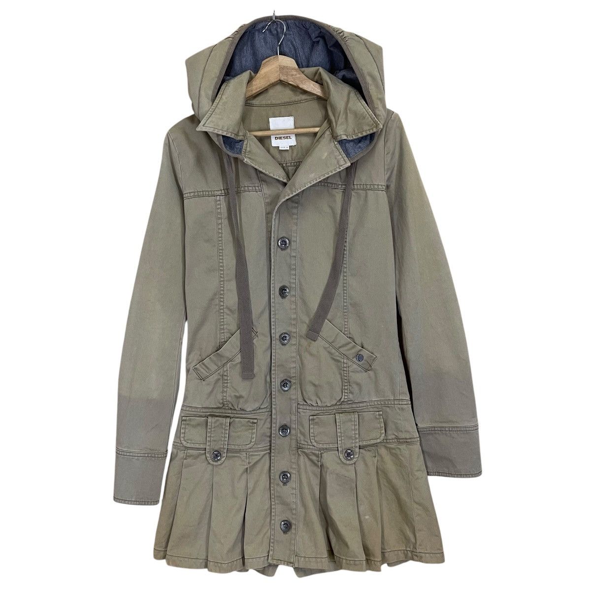 Diesel × If Six Was Nine × Japanese Brand Diesel Multipocket Hoodie Jacket For Women Size M / US 6-8 / IT 42-44 - 2 Thumbnail