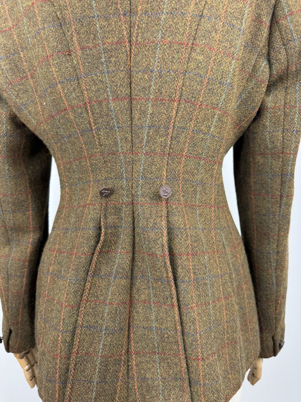 Vintage Woman’s Aubrion Saratoga Tweed Hacking Show Jacket size 10 Size L / US 10 / IT 46 - 7 Thumbnail