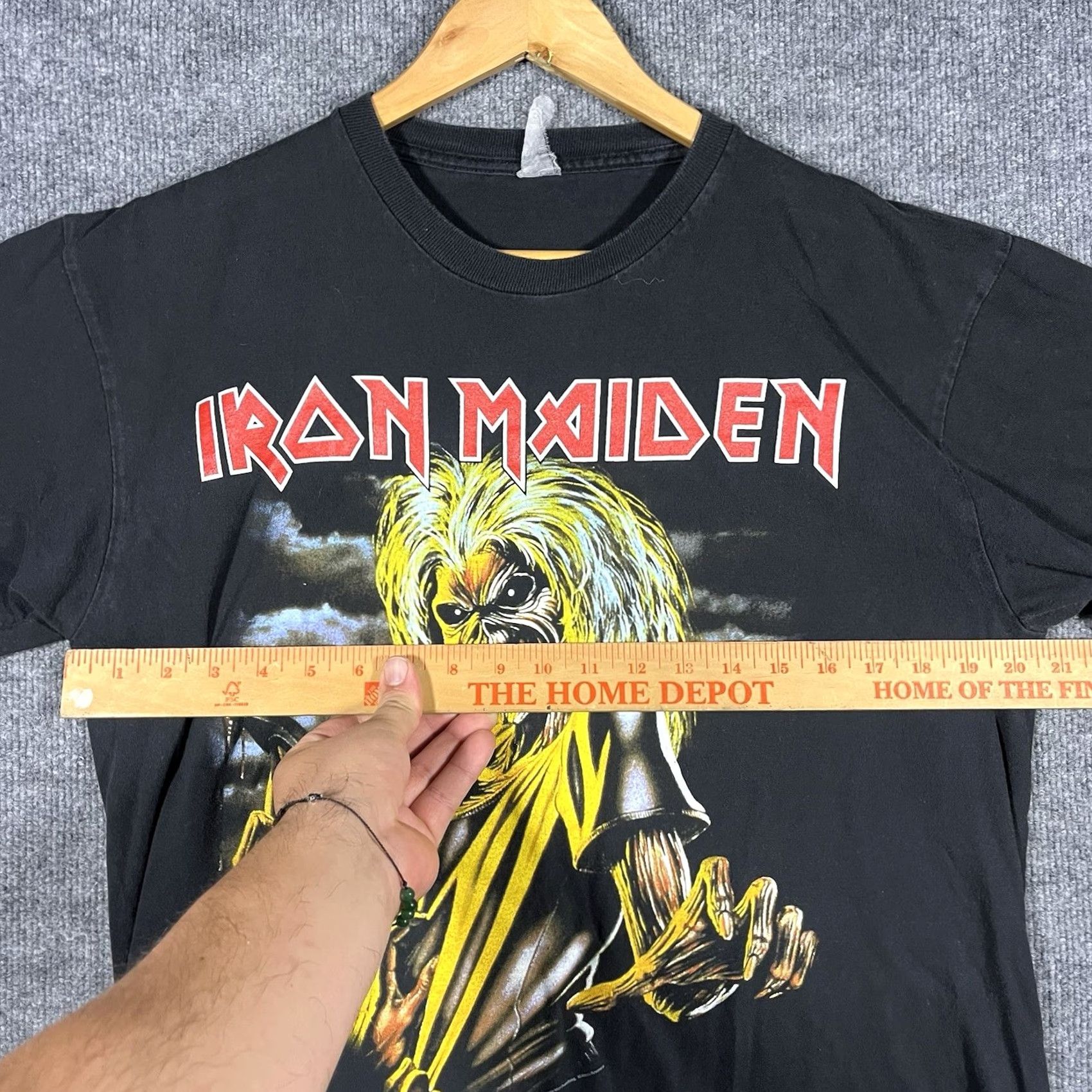 Vintage VINTAGE Iron Maiden Killers T-shirt Mens L Black 100% Cotton Graphic Tee Eddie Shirt Size US L / EU 52-54 / 3 - 5 Thumbnail