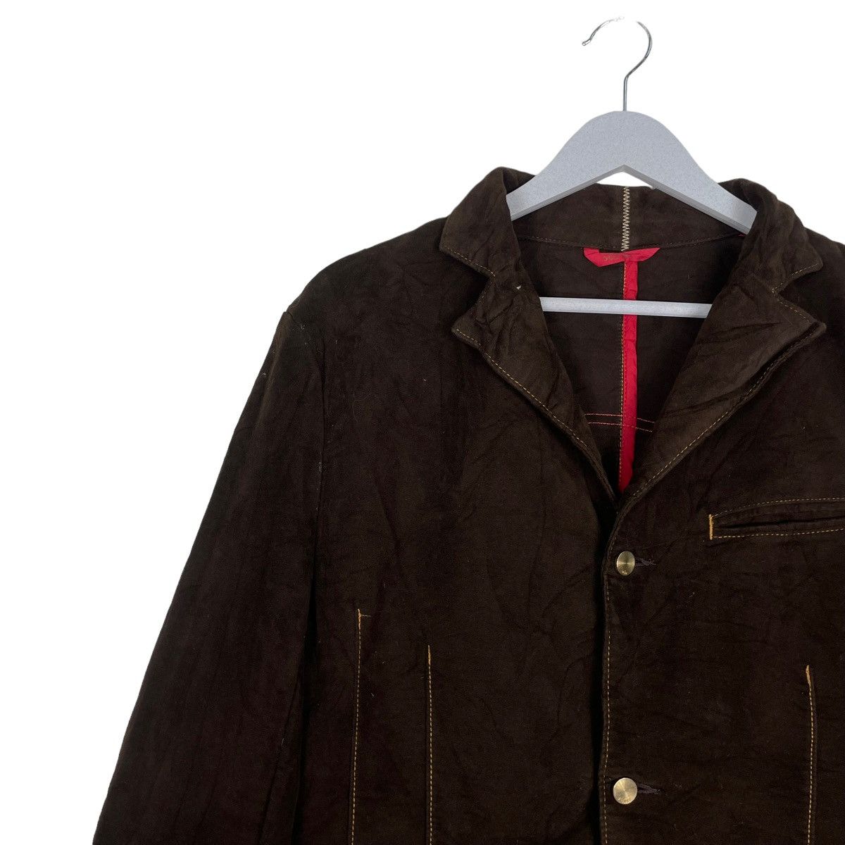 Edwin × Japanese Brand 💥EDWIN RICH BROWN CHORE BUTTON JACKET Size US L / EU 52-54 / 3 - 6 Thumbnail