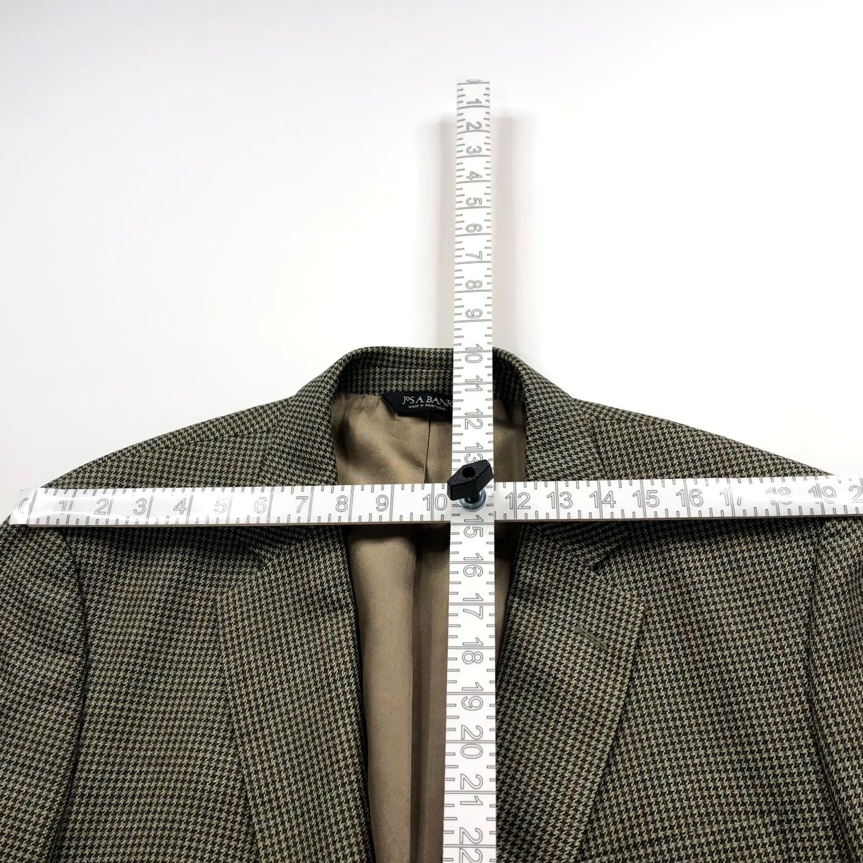 Jos. A. Bank Jos. A. Bank Sport Coat Houndstooth Multicolor Silk Wool 46L Long Button Jacket Mens Regular Coat Size US S / EU 44-46 / 1 - 7 Thumbnail