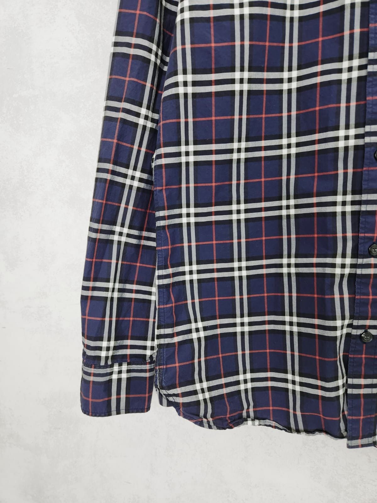 Burberry Burberry Checkered Blue Shirt Size US M / EU 48-50 / 2 - 4 Thumbnail