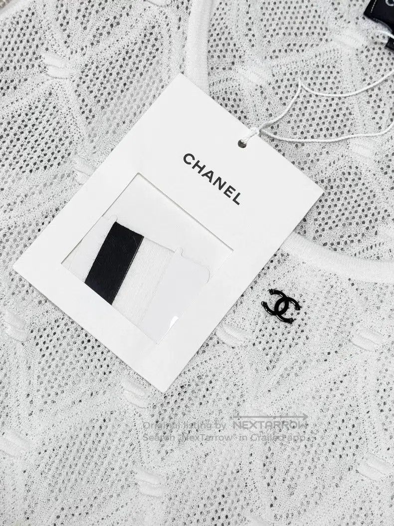 Chanel Chanel Black and white stitching hollow dress Size XS / US 0-2 / IT 36-38 - 3 Thumbnail