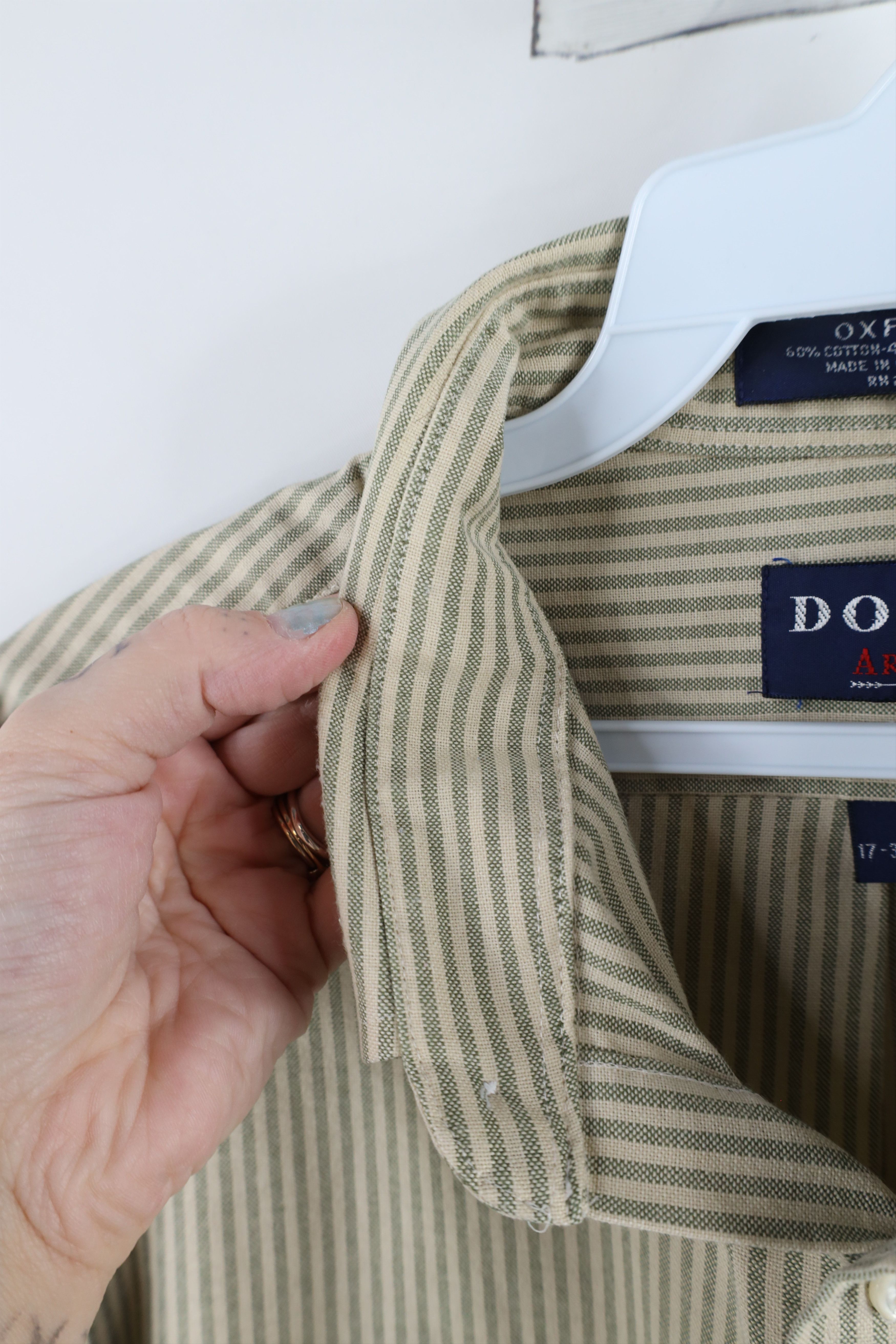 Vintage Vintage 90s Streetwear Oxford Collared Button Down Shirt Size US M / EU 48-50 / 2 - 7 Thumbnail