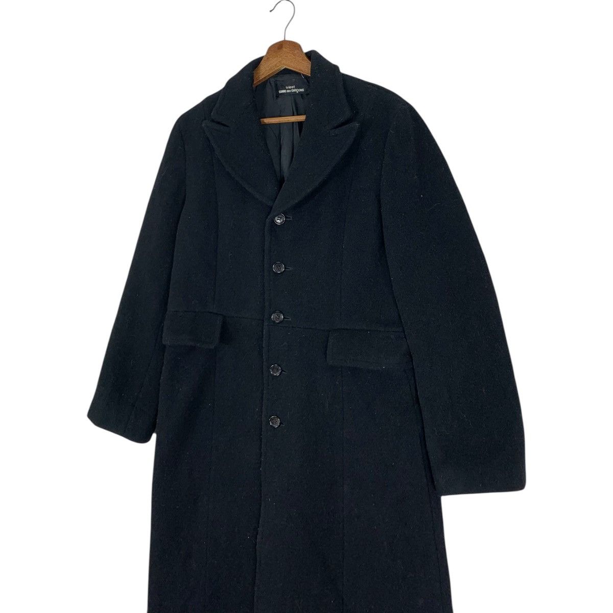 Comme des Garcons Homme Plus VINTAGE COMME DES GARCONS TRICOT WOOL OVERCOAT Size M / US 6-8 / IT 42-44 - 3 Thumbnail