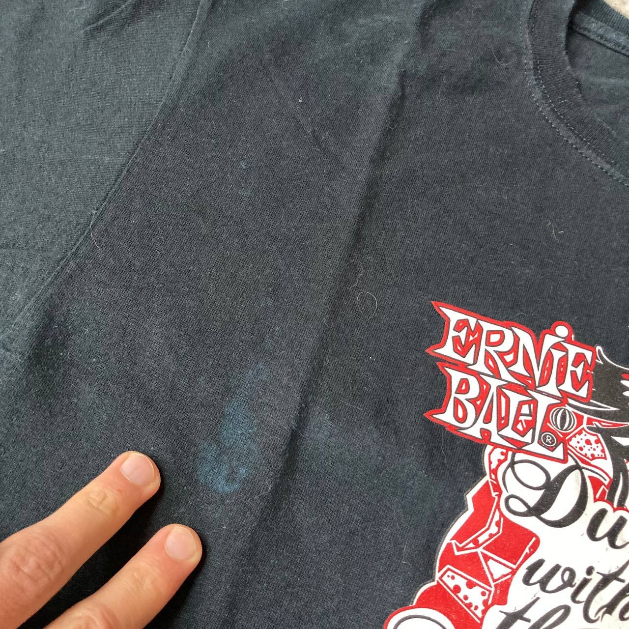 Band Tees Vintage Ernie Ball Guitar Strings Metal Rock Band Tour Size US L / EU 52-54 / 3 - 5 Thumbnail