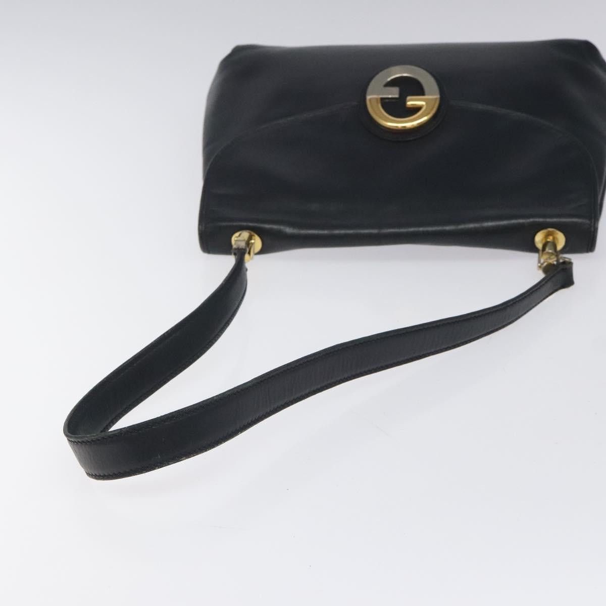 Gucci GUCCI Shoulder Bag Leather Navy Gold Size ONE SIZE - 7 Thumbnail