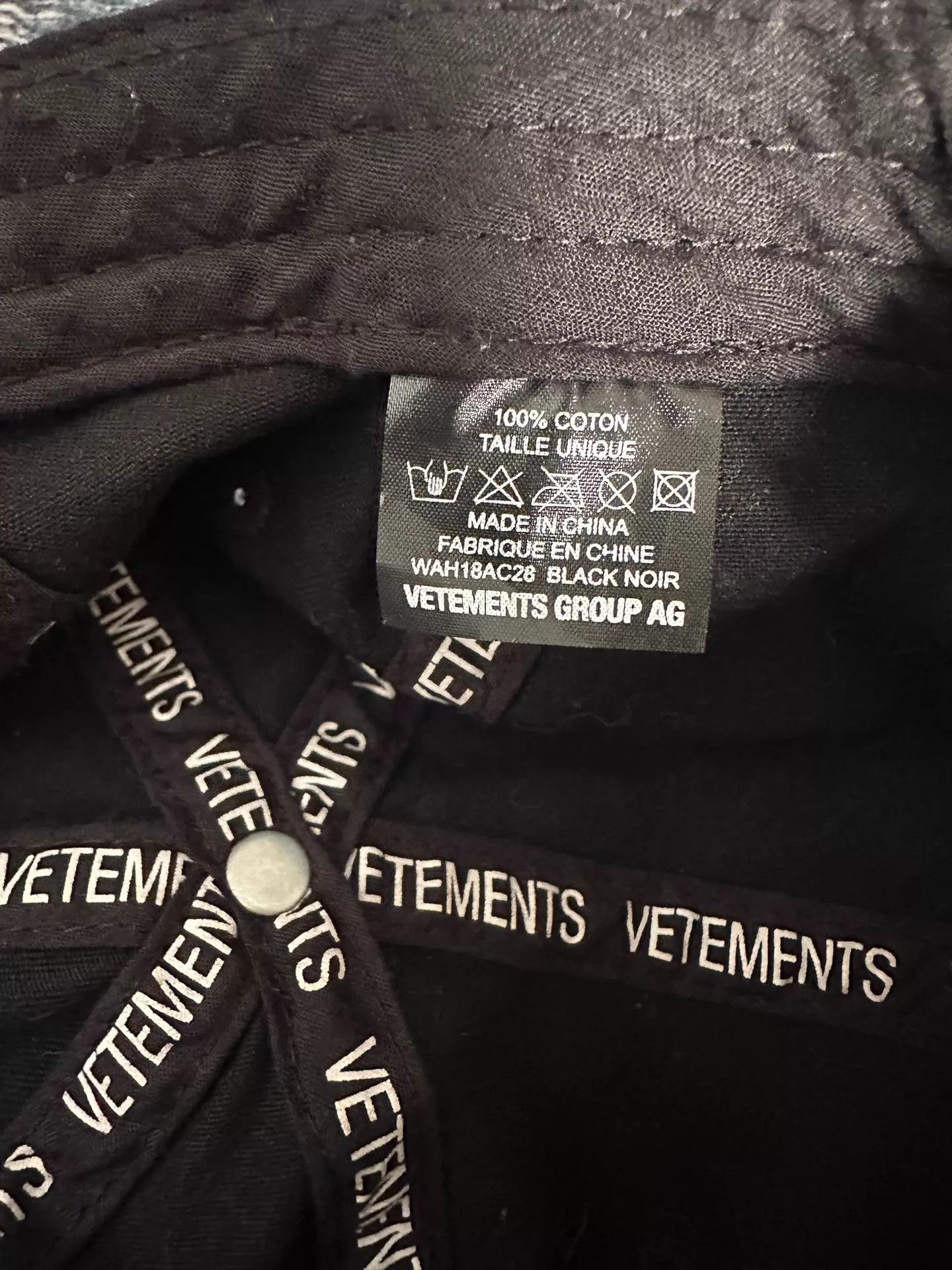 Vetements Vetements Logo Cap Size ONE SIZE - 4 Thumbnail
