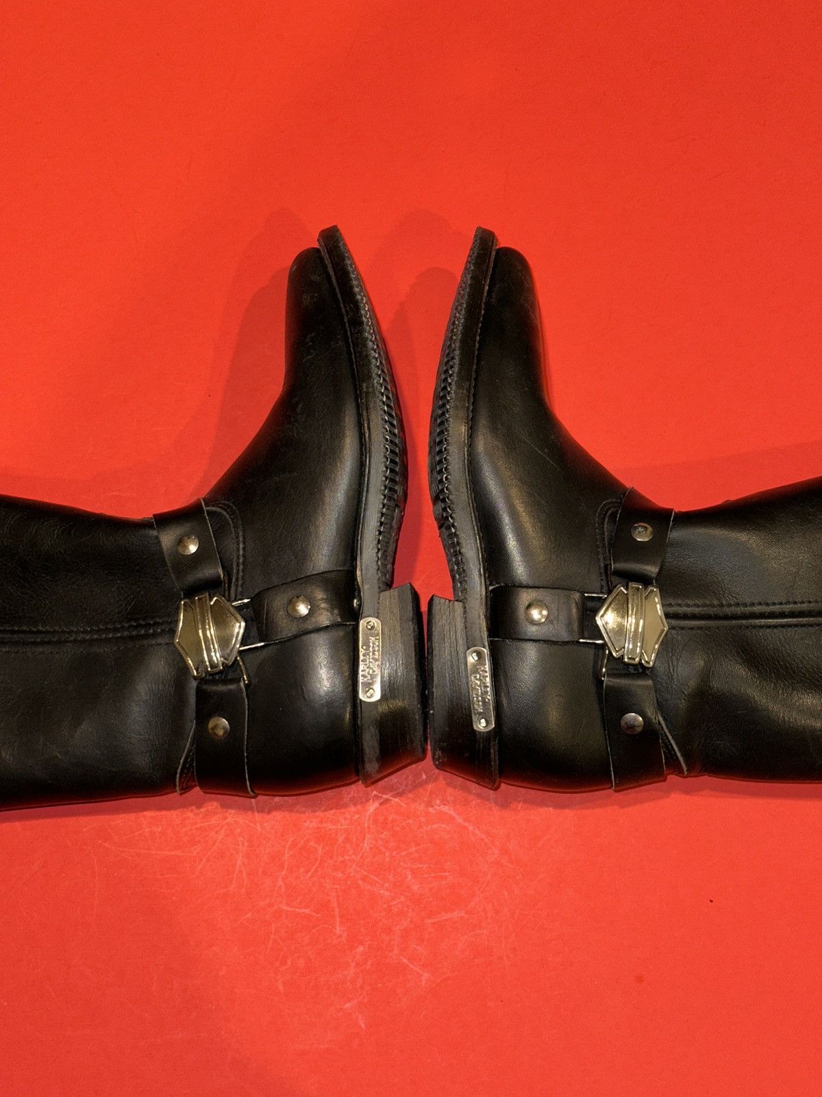 Harley Davidson VTG Y2K Harley Davidson Oil Resistant Leather Cowboy Boots Size US 6 / IT 36 - 5 Thumbnail