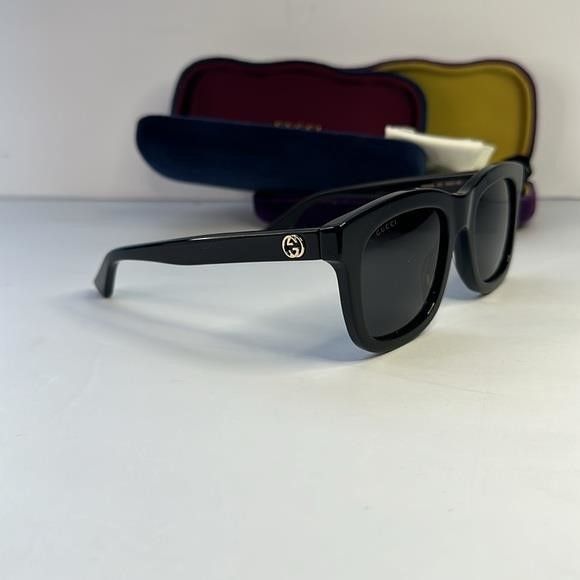 Gucci New Authentic GUCCI Square Frame Sunglasses GG0326S Black Size ONE SIZE - 1 Thumbnail