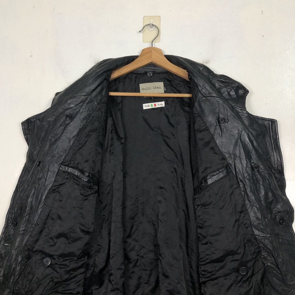 Pelle Pelle 📌Vintage Biker Leather Jacket Gullit Men Issey Miyake Size US M / EU 48-50 / 2 - 16 Thumbnail