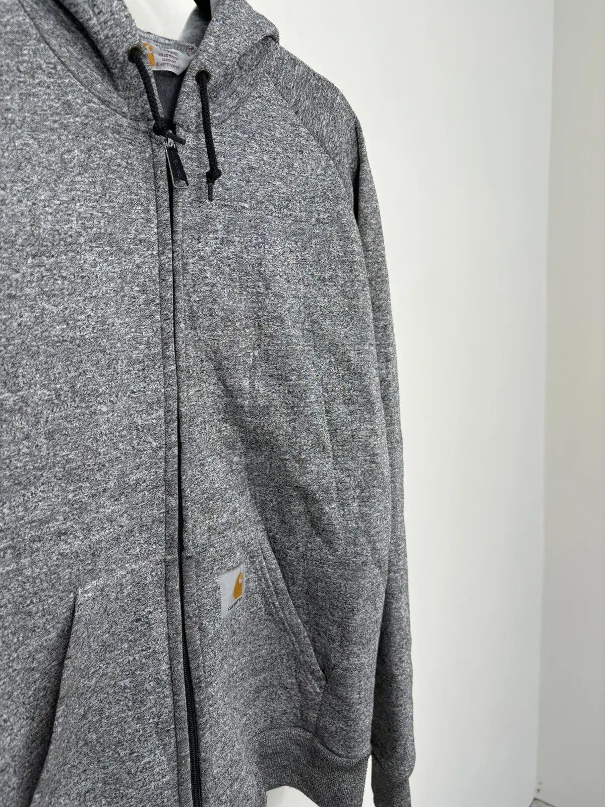 Carhartt × Vintage Vintage Carhartt Velour Lined Thermo Hype Zip Up Hoodie Size US M / EU 48-50 / 2 - 8 Thumbnail