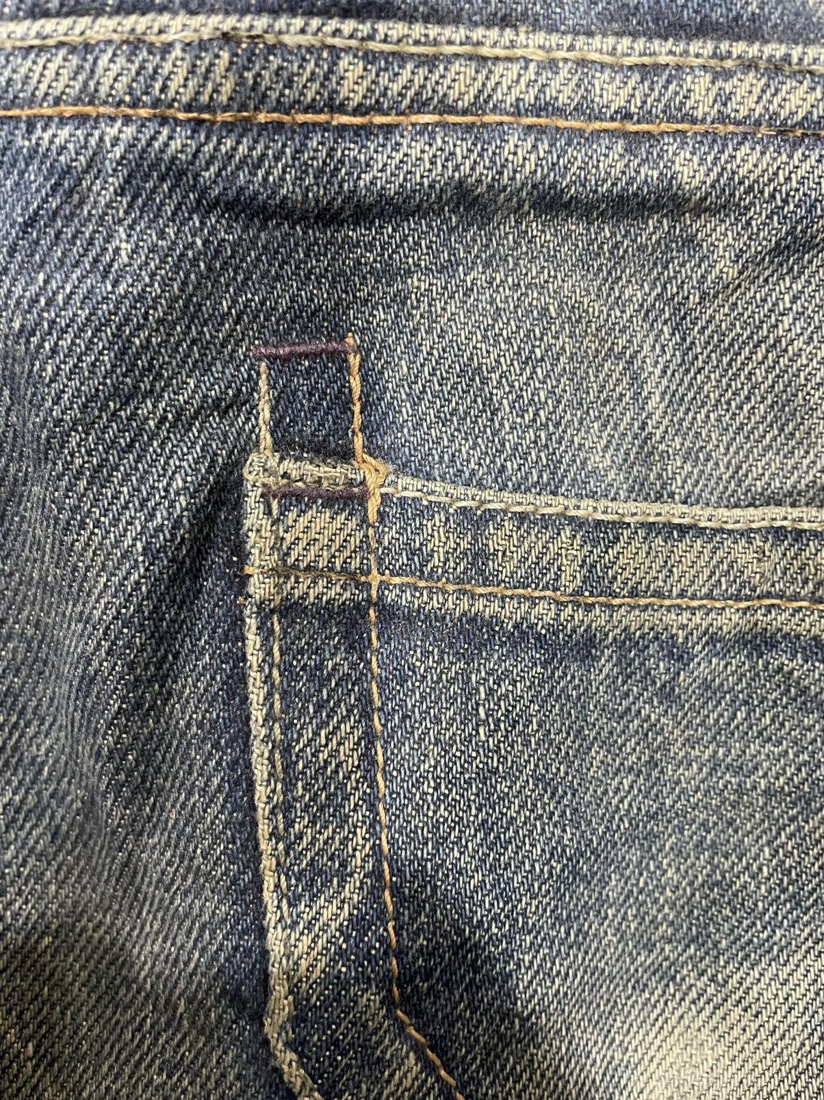 Japanese Brand × Vintage Vintage Japanese Brand Mudwash Distressed Ripped Denim Size US 34 / EU 50 - 15 Thumbnail