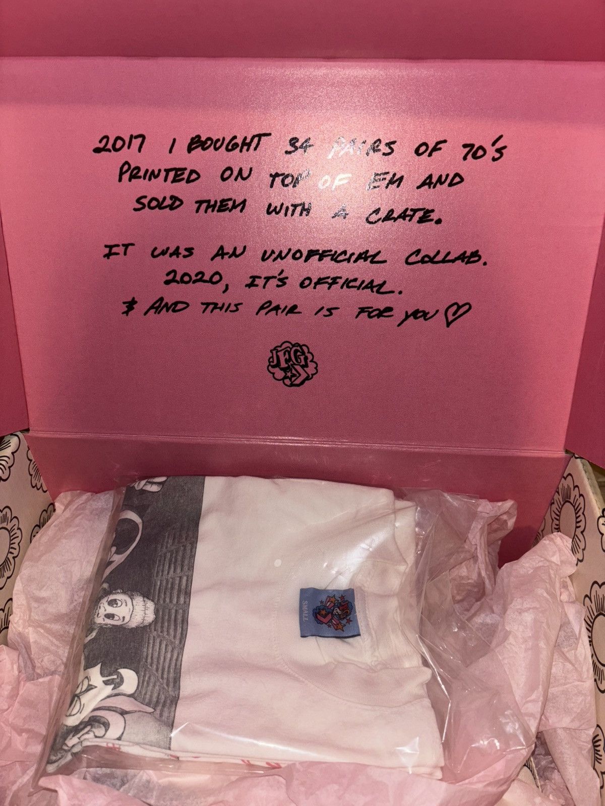 Converse × Saint Alfred JFG “Not a Bootleg” Converse 92/100 & Saint Alfred T-shirt Size US S / EU 44-46 / 1 - 5 Thumbnail