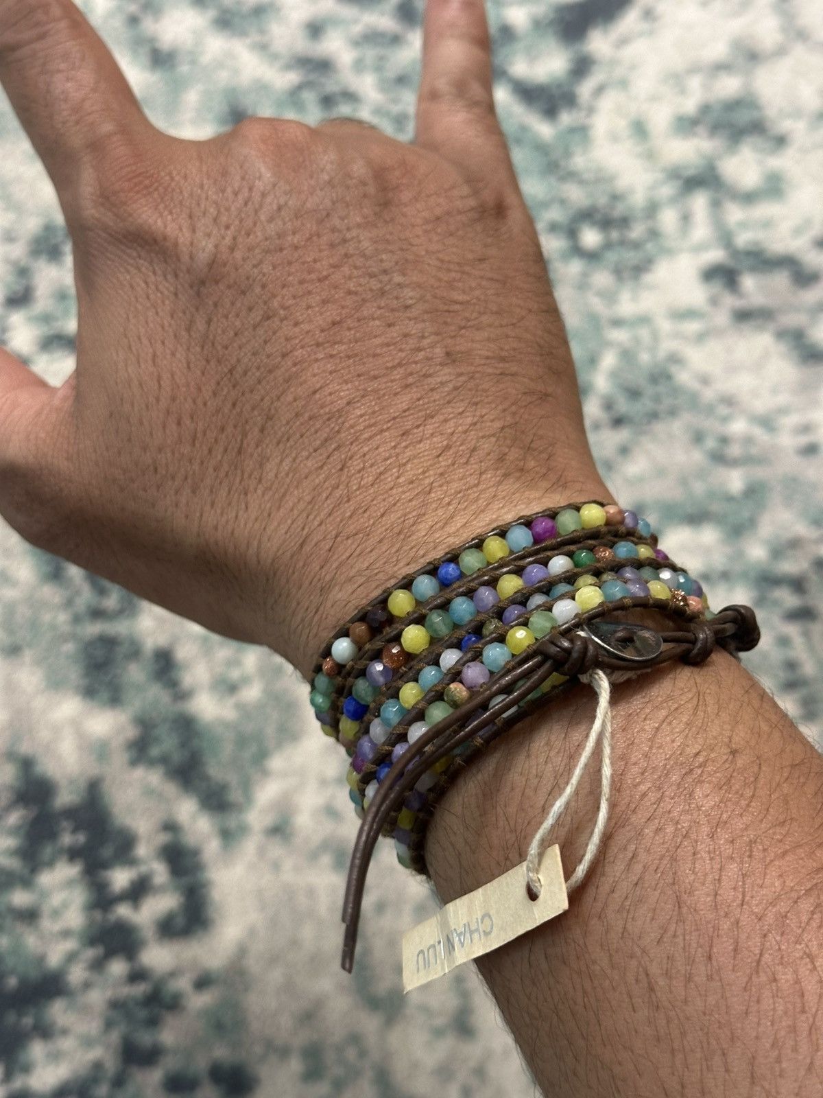 Chan Luu Chan Luu Sterling Silver 925 Buckle Leather Wrap Bracelet Size ONE SIZE - 2 Thumbnail