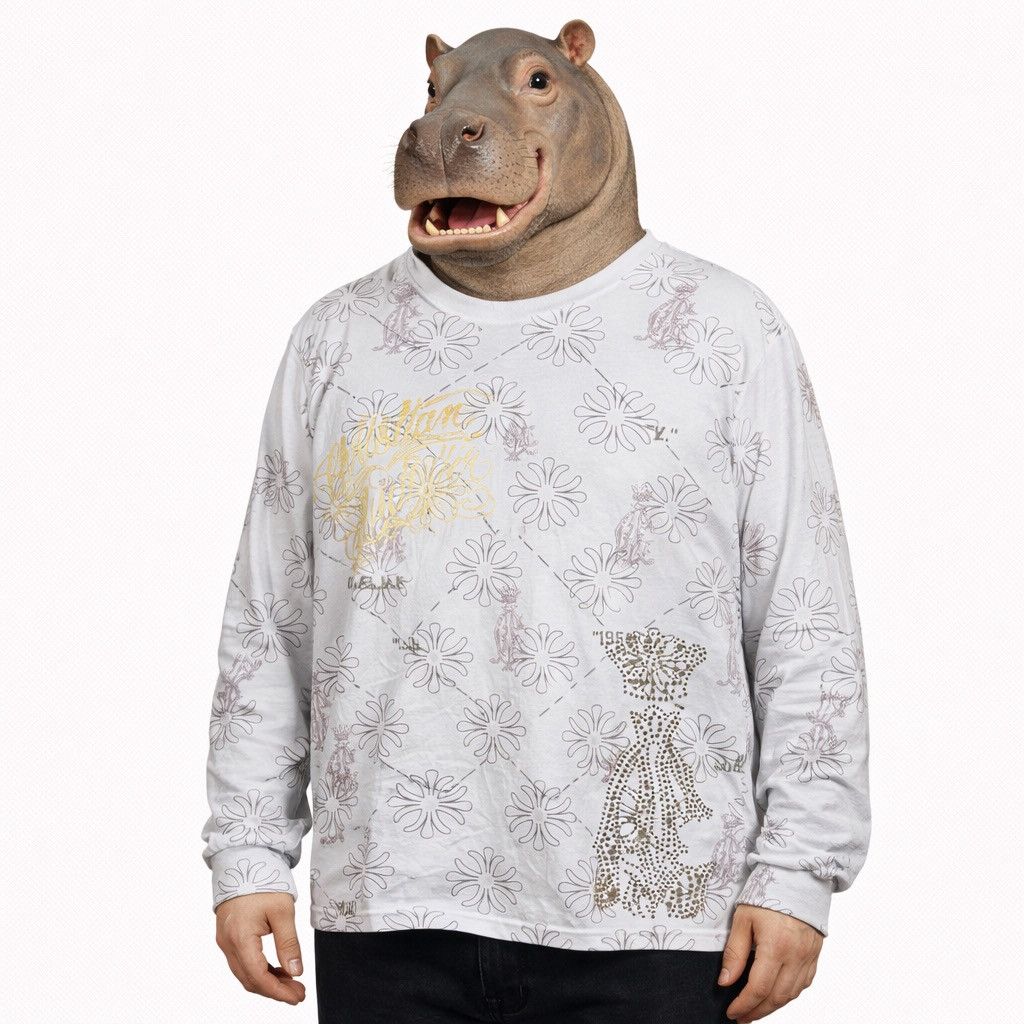Ed Hardy Christian Audigier Ed Hardy Y2K Monogram Long Sleeve T-shirt Size US XL / EU 56 / 4 - 1 Thumbnail