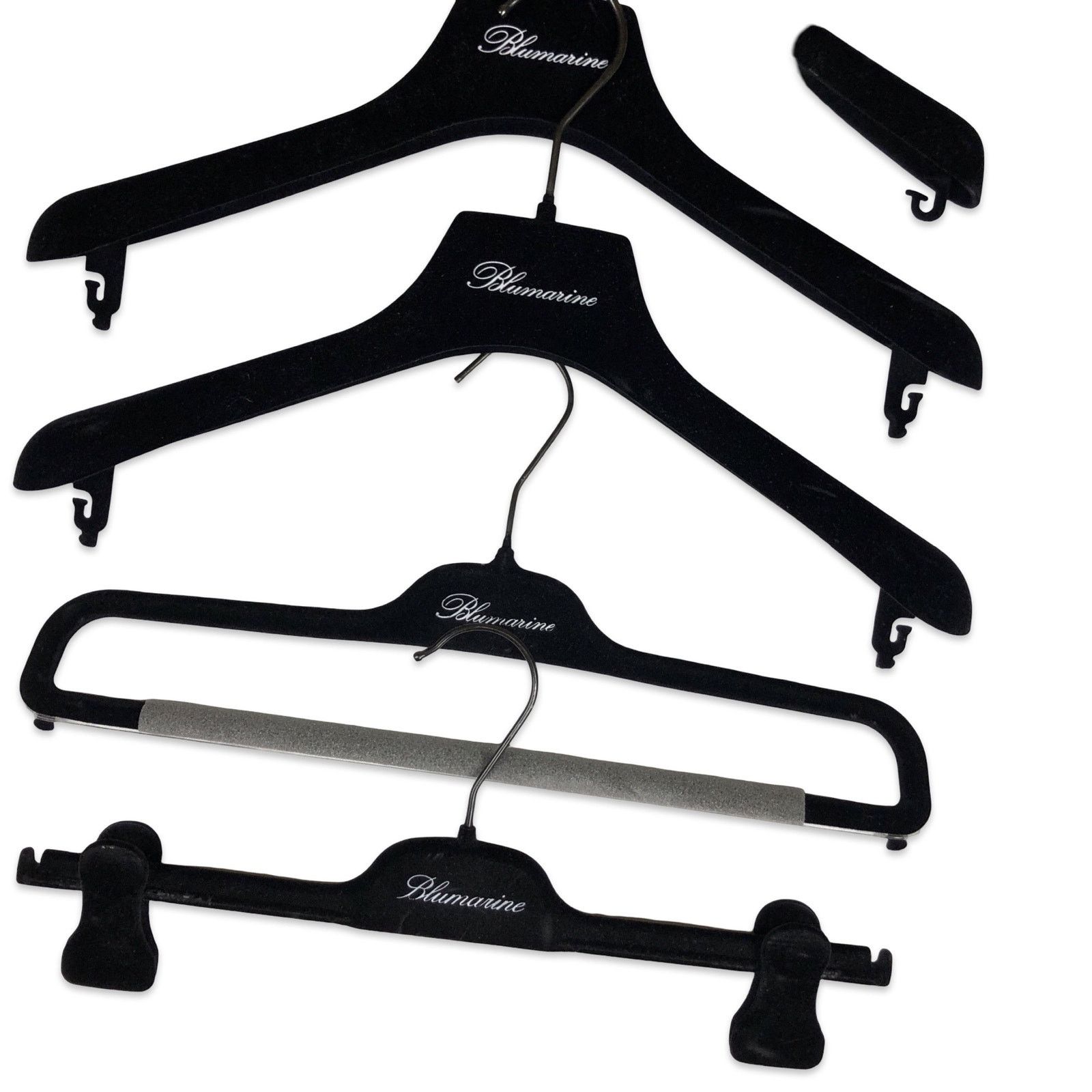 Blumarine Blumarine Logo Velour Hangers Size ONE SIZE - 3 Thumbnail