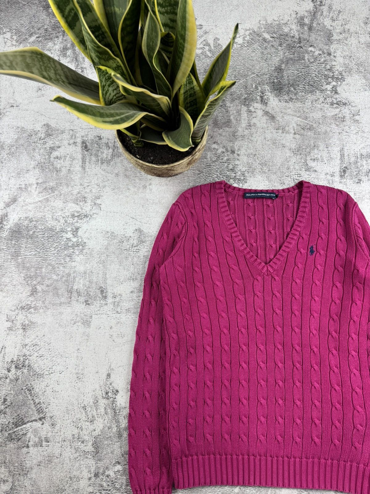 Ralph Lauren Sport Vintage Polo Ralph Lauren Sport Cable Knited Sweater Cardigan Size M / US 6-8 / IT 42-44 - 5 Thumbnail