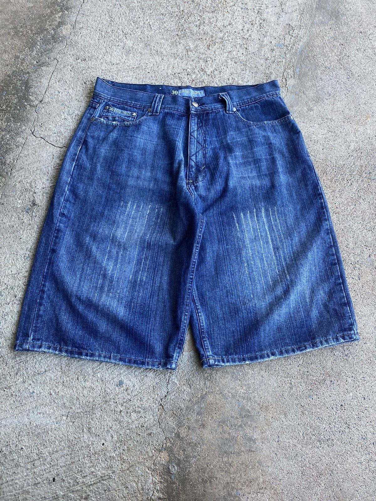 JNCO × Southpole × Vintage Vintage Y2K Baggy Southpole Style Jorts Jean Shorts Size US 36 / EU 52 - 1 Thumbnail