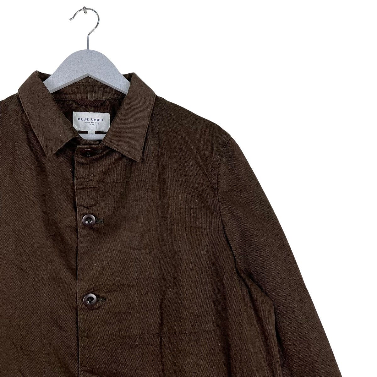 Issey Miyake BLUE LABEL UNITED ARROWS RICH BROWN CHORE JACKET Size US L / EU 52-54 / 3 - 6 Thumbnail