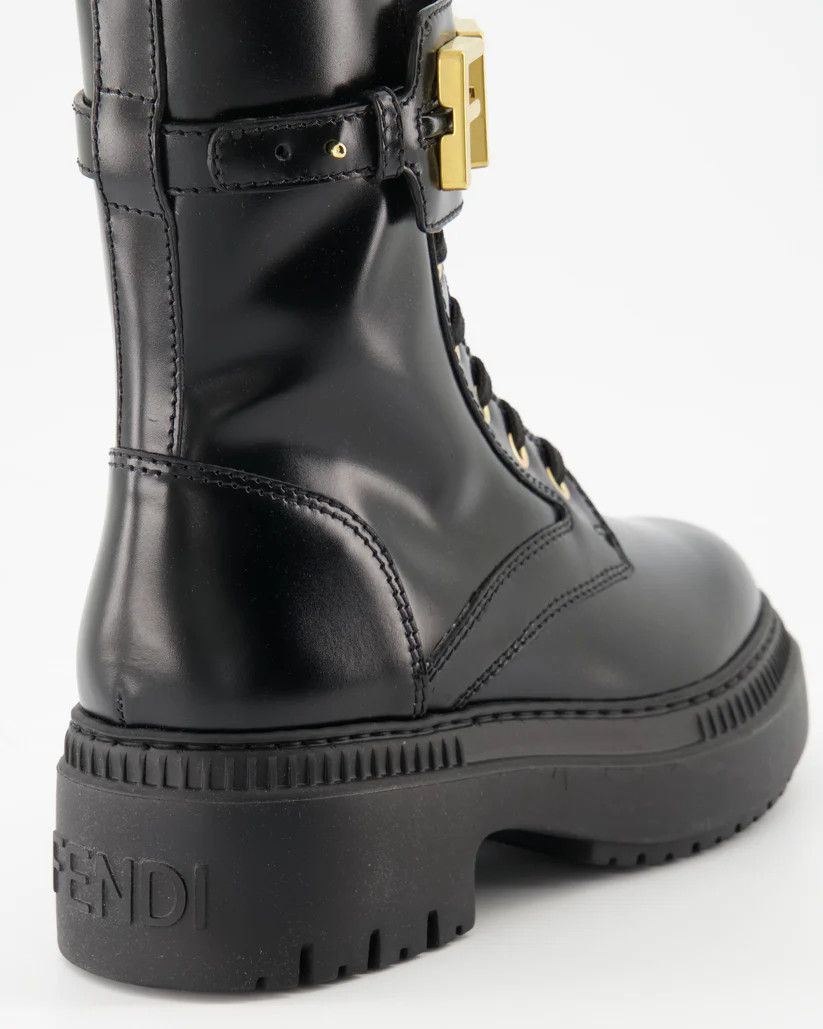Fendi o1w1db10325 8T8355 Boots in Black Size US 7 / IT 37 - 4 Thumbnail