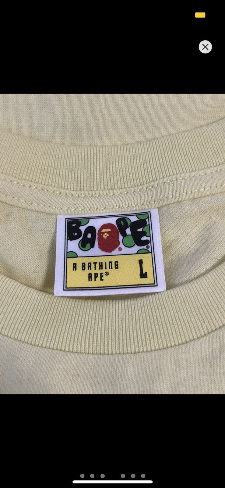 Bape BAPE Katakana College Tee Size US L / EU 52-54 / 3 - 4 Thumbnail