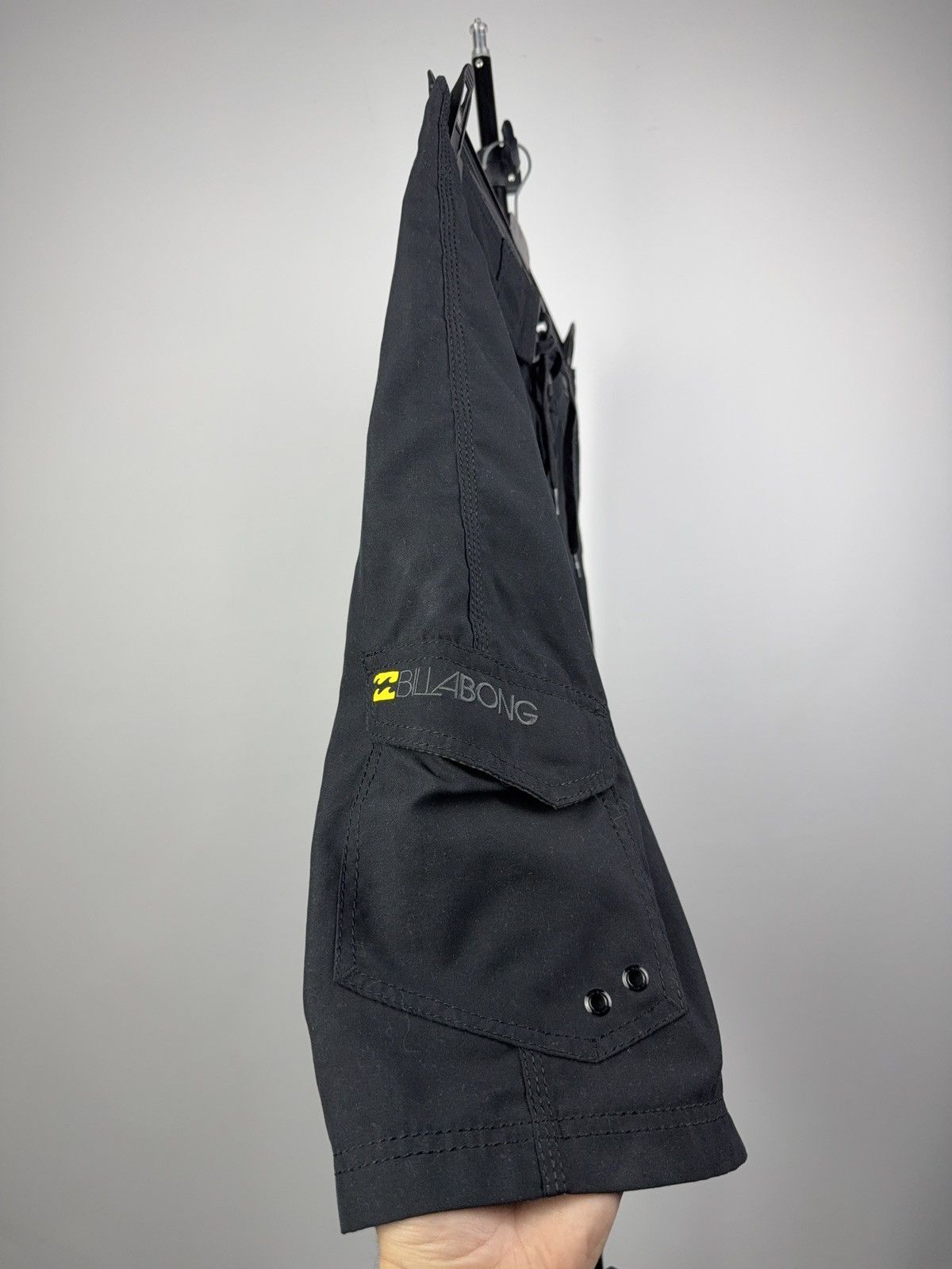 Billabong Retro Y2K 00s Billabong Black Logo Surf Board Shorts sz 32 Size US 32 / EU 48 - 8 Thumbnail