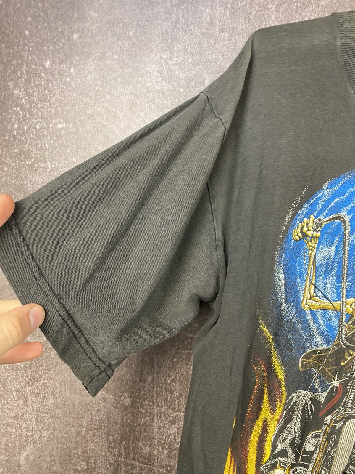 Guns N' Roses Vintage Ghost Rider by ZIP IT London T-shirt ( Size US L / EU 52-54 / 3 - 5 Thumbnail
