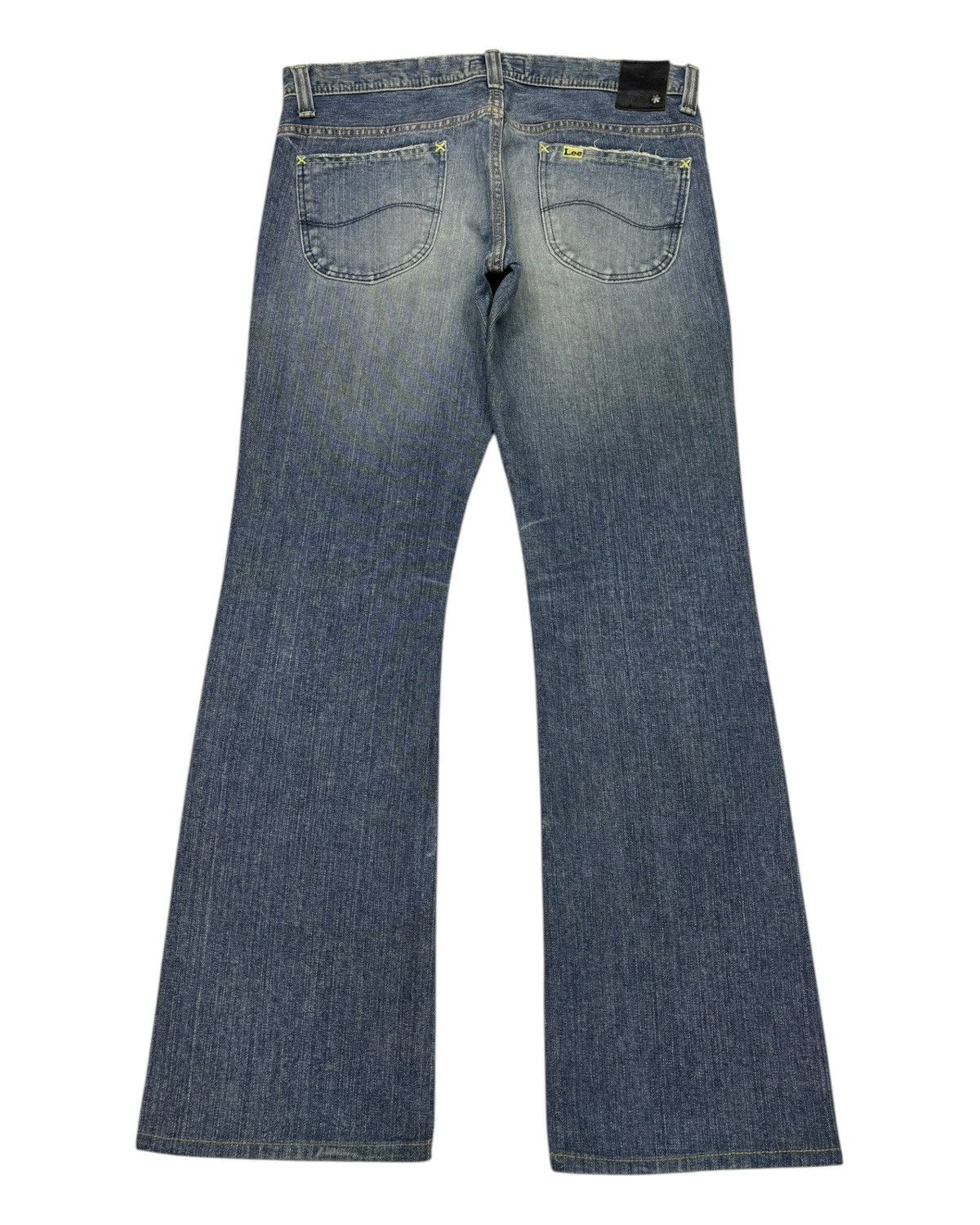 If Six Was Nine Flare Jeans Lee Rider Bootcut Denim Jeans Size 32" / US 10 / IT 46 - 2 Thumbnail