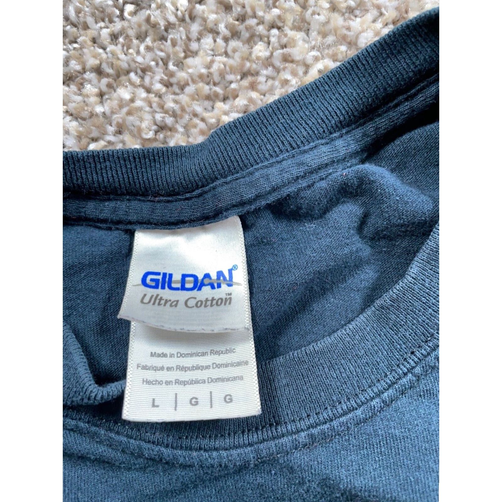 Gildan VINTAGE Alcatraz Federal Penitentiary T-Shirt Adult Large Black Gildan Jersey Crew Neck California Retro Mens Size US L / EU 52-54 / 3 - 4 Thumbnail