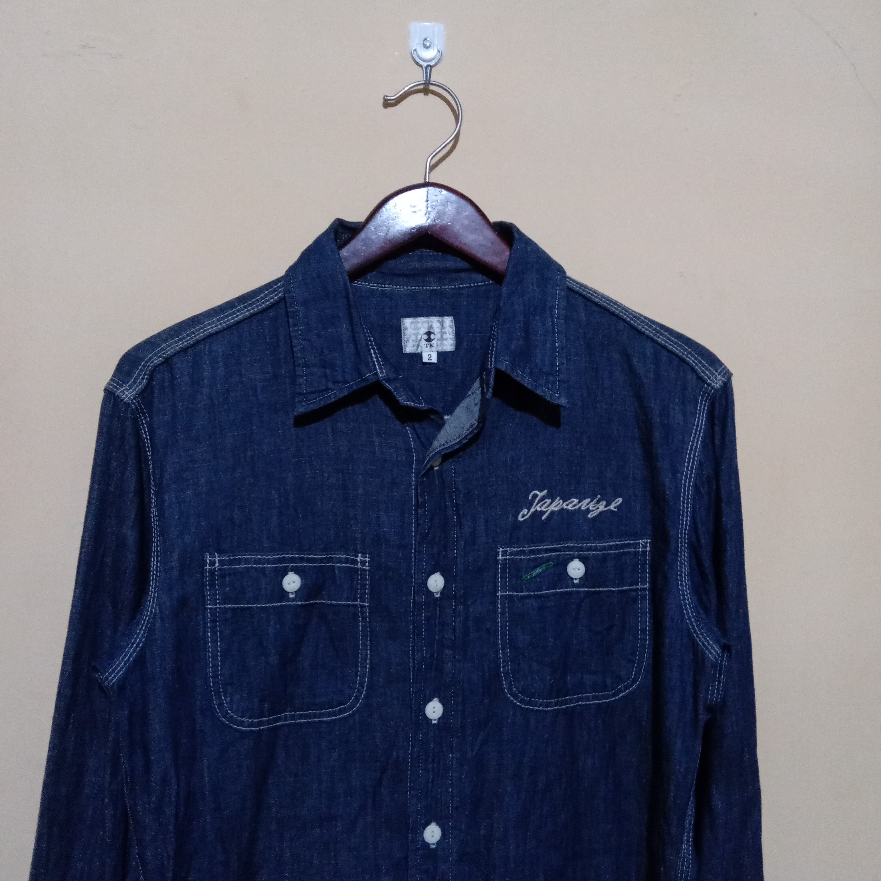 Japanese Brand × Takeo Kikuchi Chambray rokabilly takeo kikuchi Size US M / EU 48-50 / 2 - 3 Thumbnail