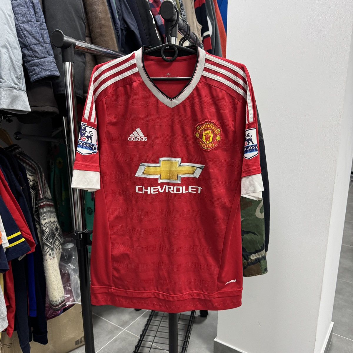 Adidas Adidas Manchester United #7 Memphis 2015/2016 Soccer Jersey Size US L / EU 52-54 / 3 - 2 Thumbnail