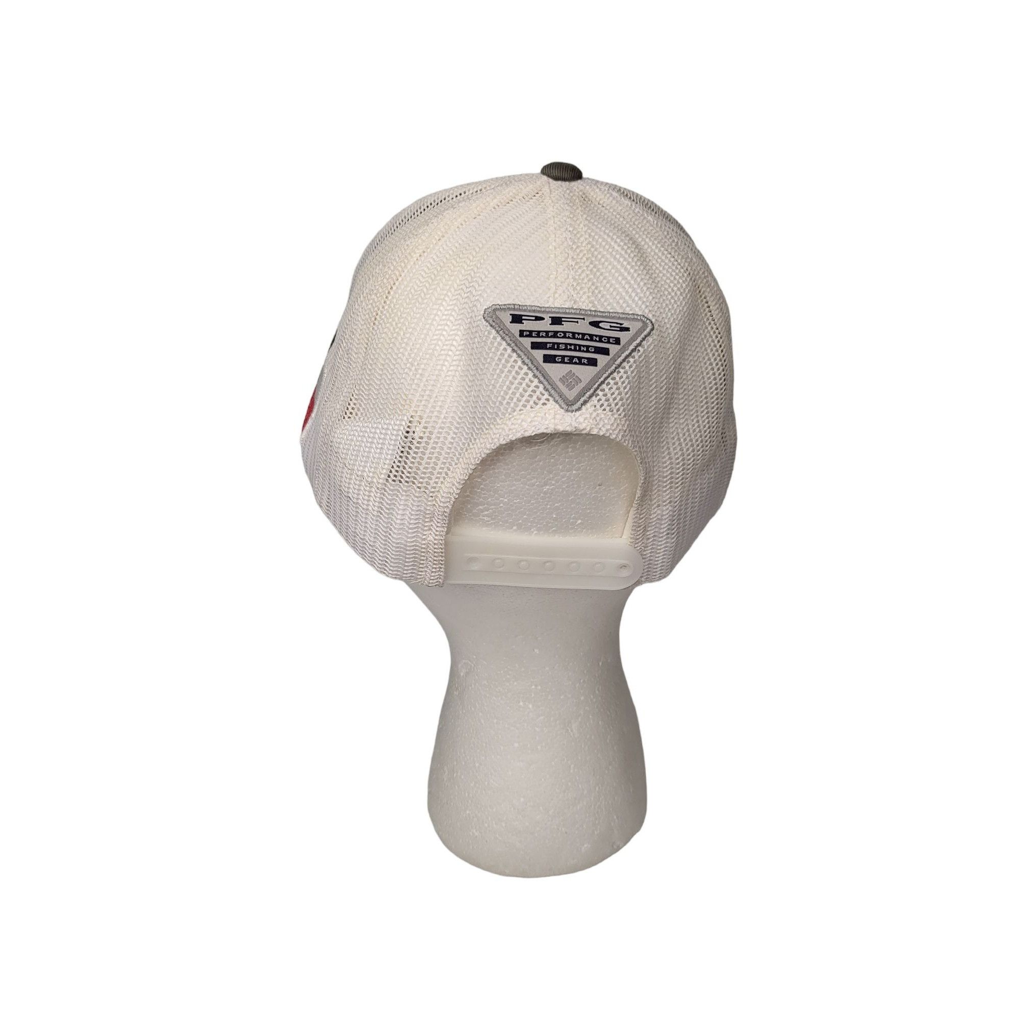 Columbia Columbia PFG Snapback Hat Gray White Fishing Embroidered Out Size ONE SIZE - 3 Thumbnail