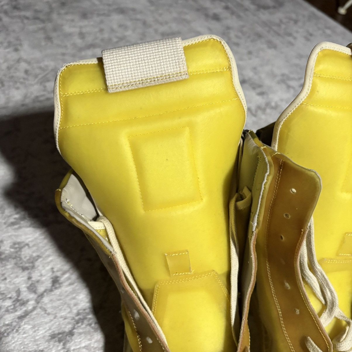 Rick Owens Rick Owens SS23 EDFU Geobasket Sneakers Lemon | Size 44 Size US 11 / EU 44 - 4 Thumbnail