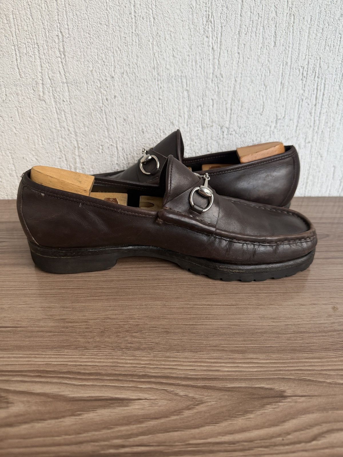 Gucci Horsebit rubber sole loafers Size US 10.5 / EU 43-44 - 9 Thumbnail