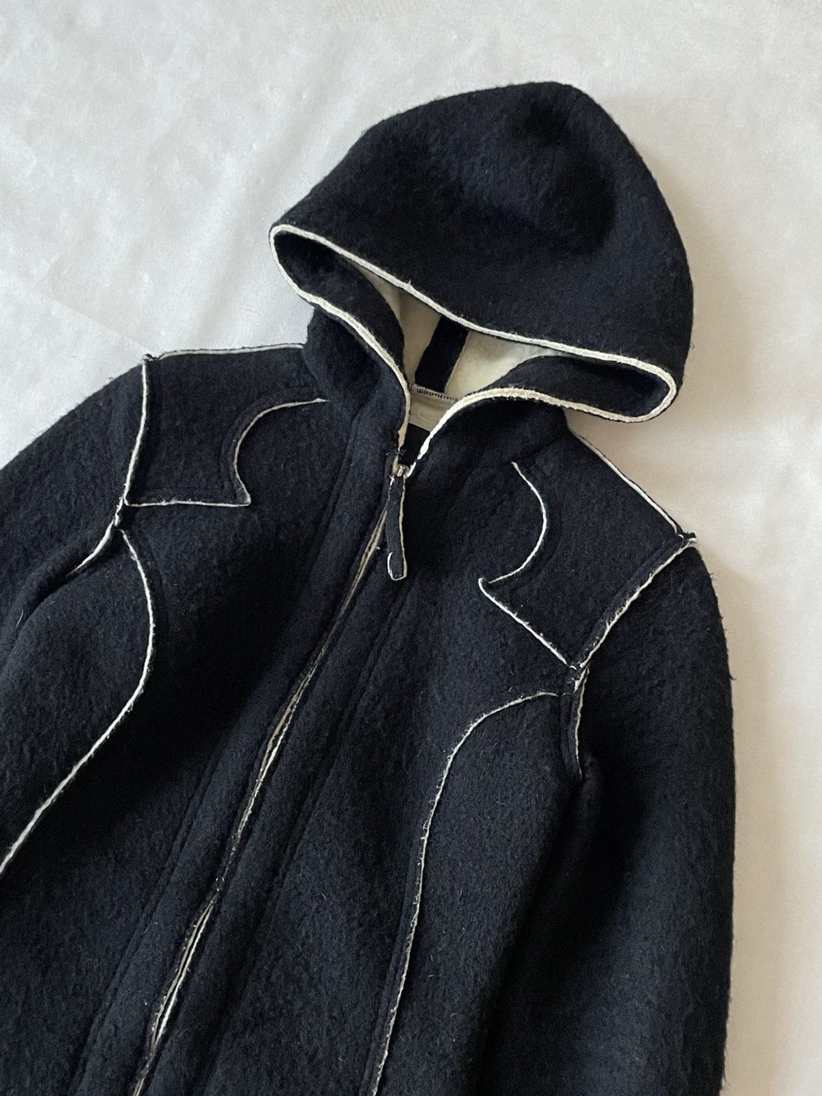 Diesel Diesel Avant Garde Vintage Wool Coat Ann Demeulemeester styl Size S / US 4 / IT 40 - 5 Thumbnail