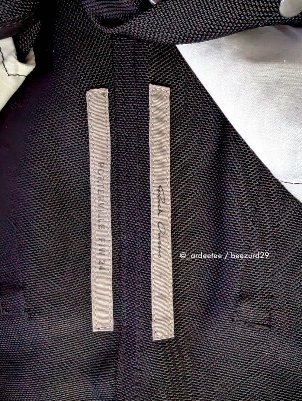 Rick Owens 💥SAMPLE GETH CORDURA HDU JEANS WIDE LEG Size US 31 - 7 Thumbnail