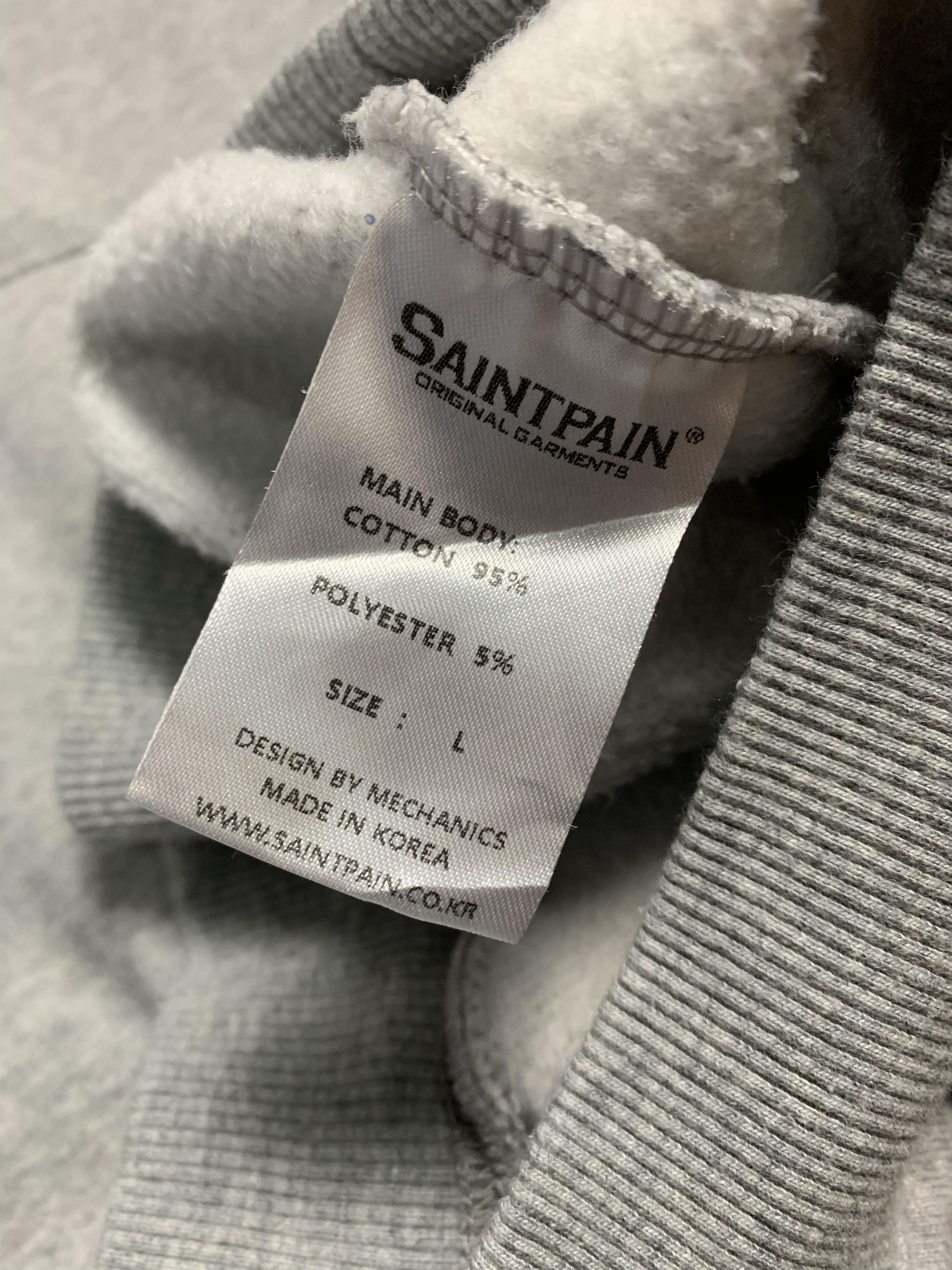 Japanese Brand Saint Paint Hoodie Off White Essentials Style Size US L / EU 52-54 / 3 - 7 Thumbnail