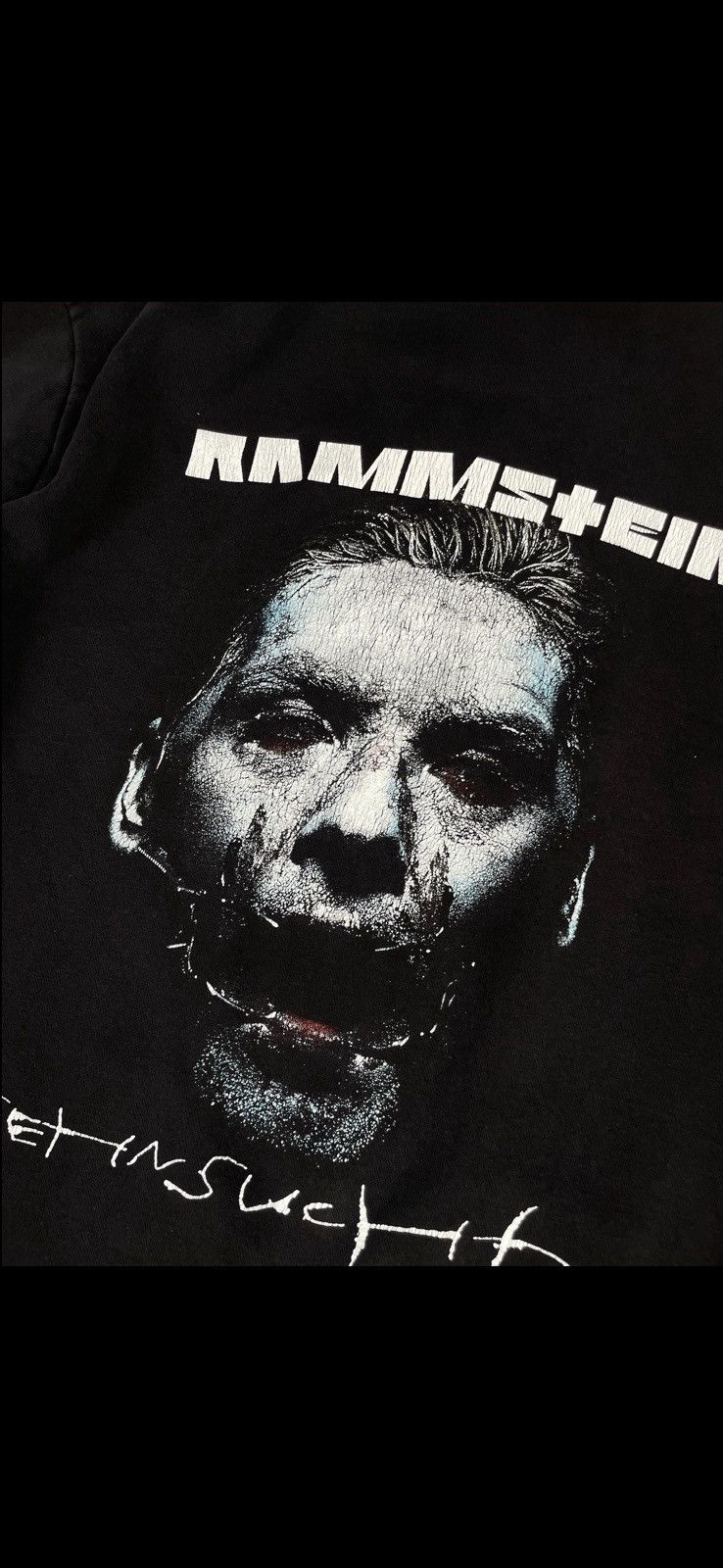 Vintage Vintage Rammstein rock hoodie size L-XL rare logo Size US L / EU 52-54 / 3 - 2 Thumbnail