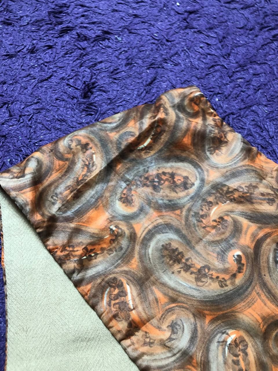 Vintage Vintage 60s Retro Duggie Scarf Reversible Geometric Pattern Size ONE SIZE - 4 Thumbnail