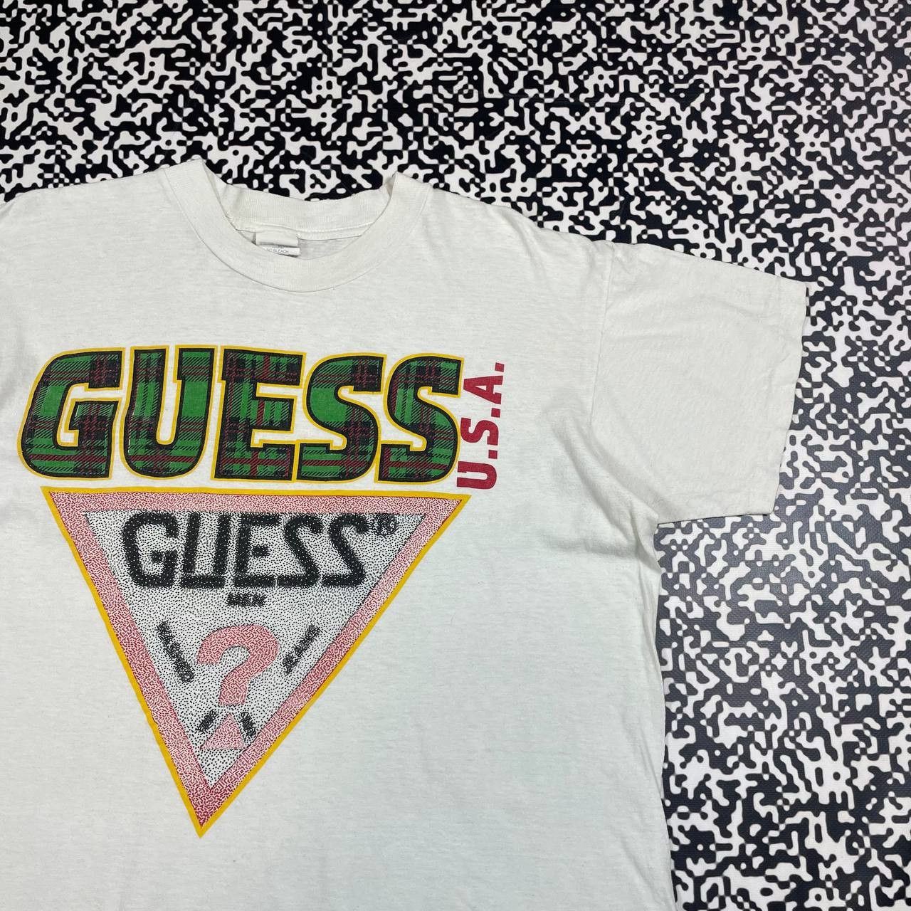 Guess Vintage 90s GUESS Big Logo Retro Rare Single Stitch T-shirt Size US M / EU 48-50 / 2 - 5 Thumbnail