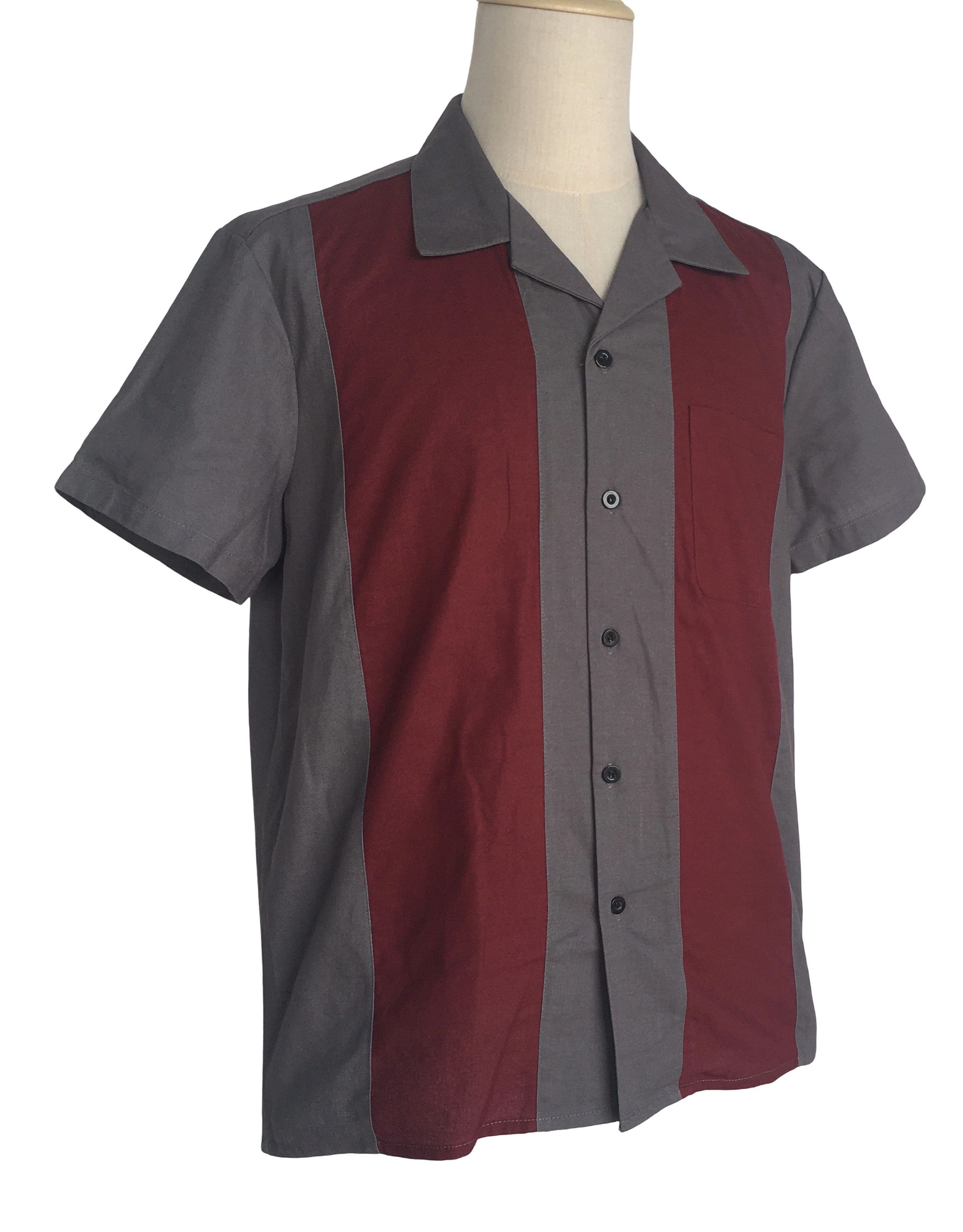 Other Vintage Style Western Shirts Bowling Shirts-gray Size US XXL / EU 58 / 5 - 3 Thumbnail