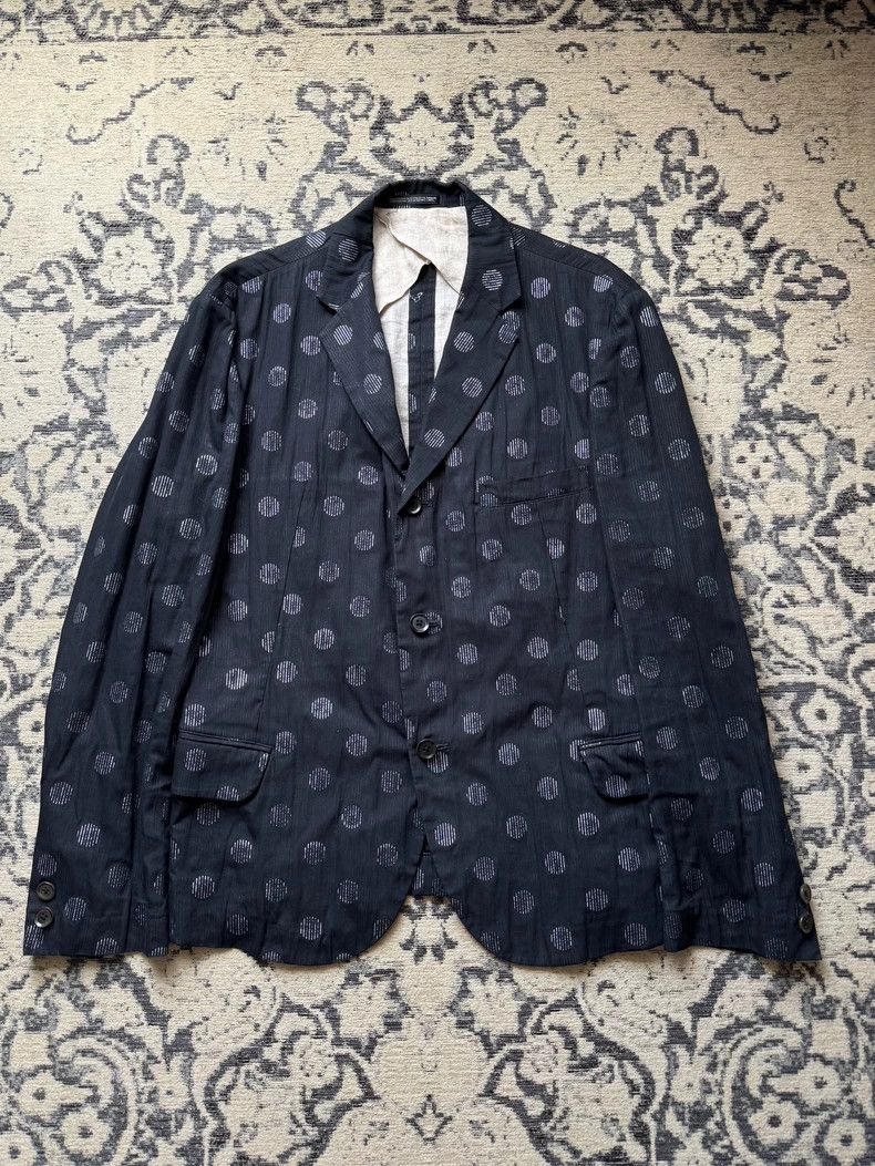 Yohji Yamamoto Yohji Yamamoto size 3 07 SS polka-dot blazer Size 38R - 1 Thumbnail