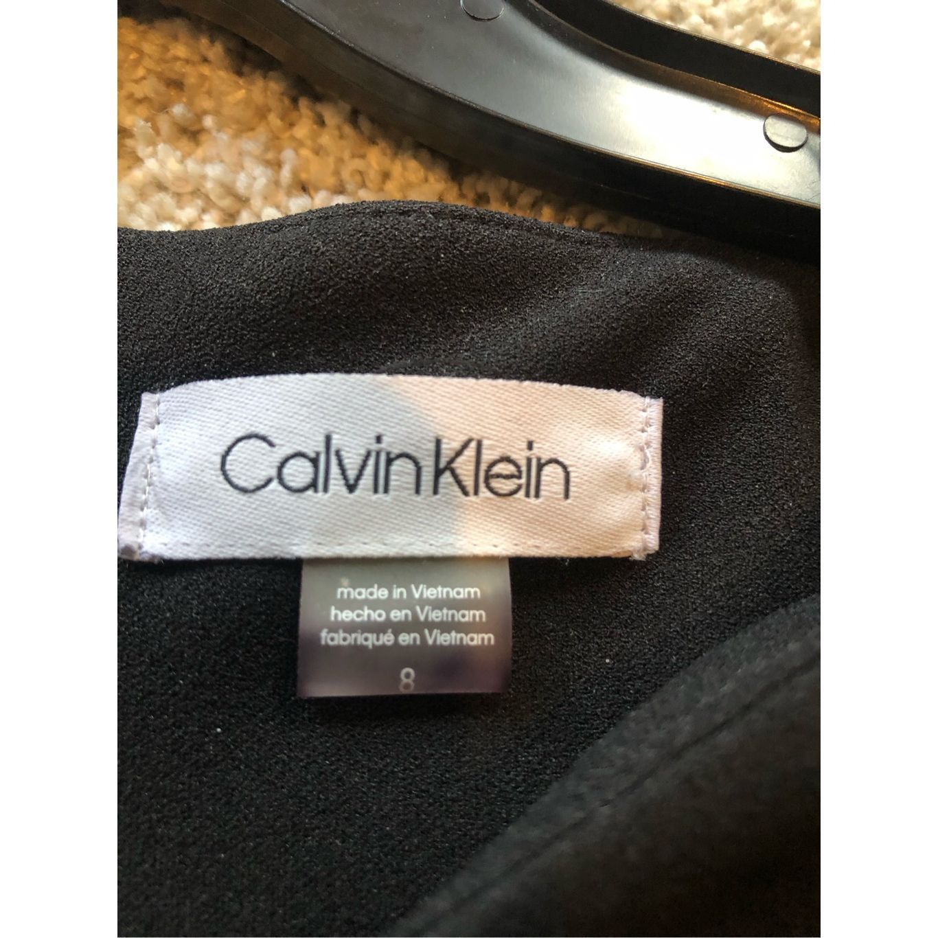 Calvin Klein Calvin Klein Women’s Elegant Black Flare Sleeve Striped Mesh Size M / US 6-8 / IT 42-44 - 6 Thumbnail