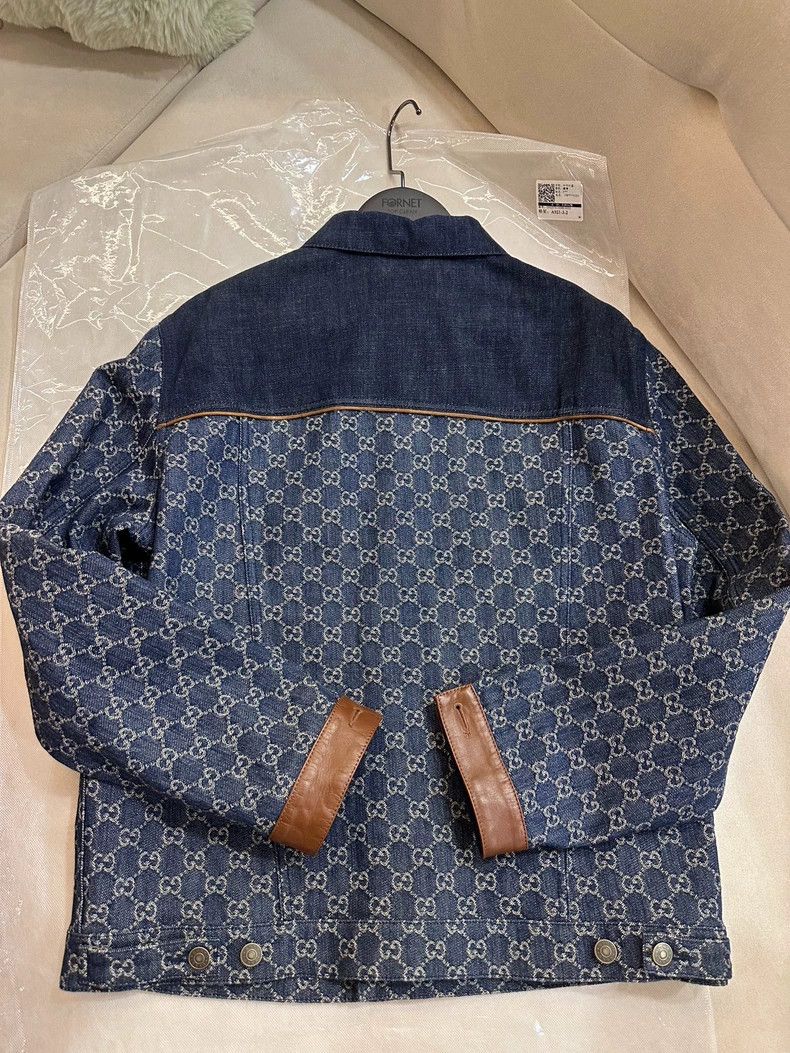 Gucci Gucci Full-print denim jacket Size US S / EU 44-46 / 1 - 2 Thumbnail