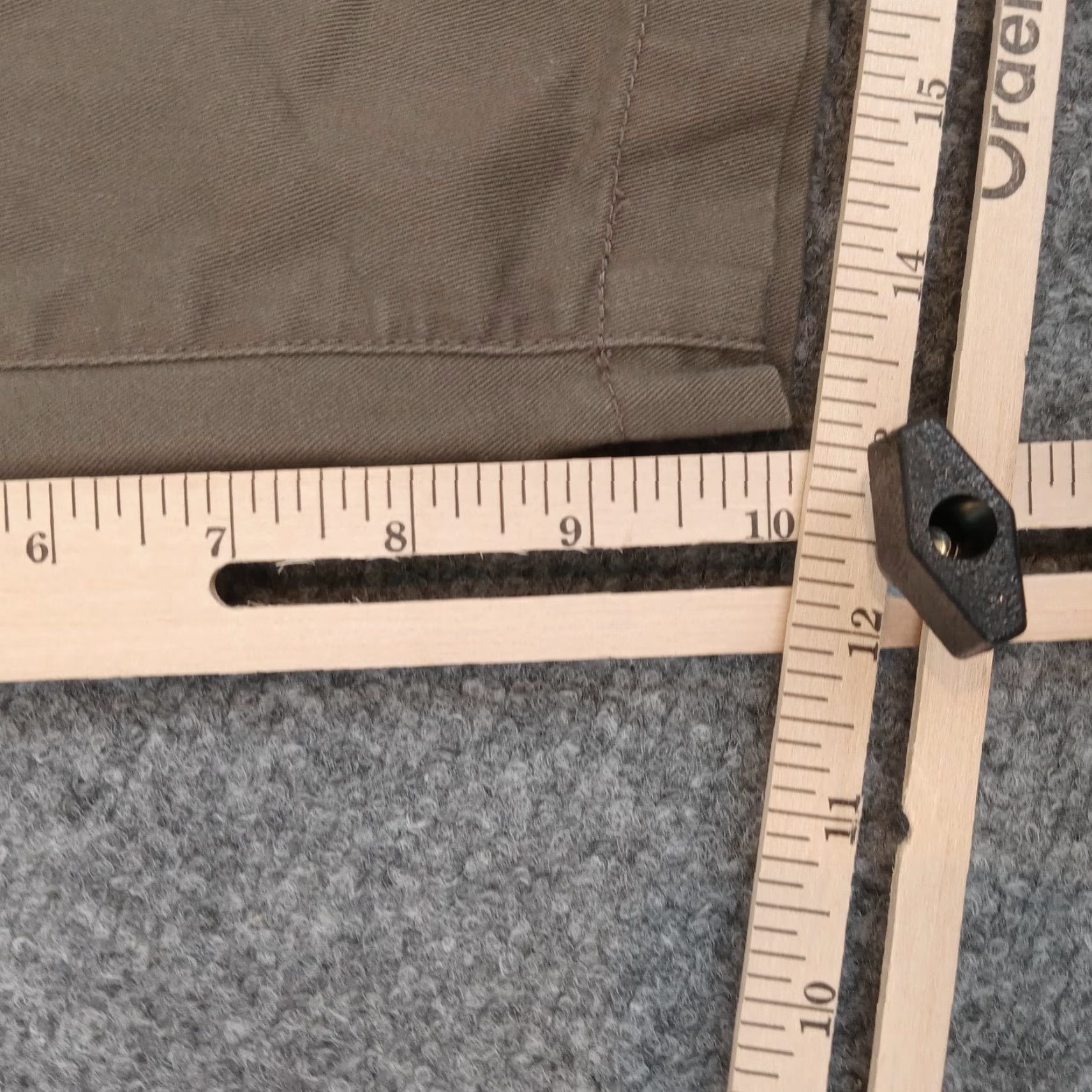 Volcom Volcom Mens Shorts 29 Brown Flat Front Chino Casual Stretch Pockets Size US 29 - 3 Thumbnail