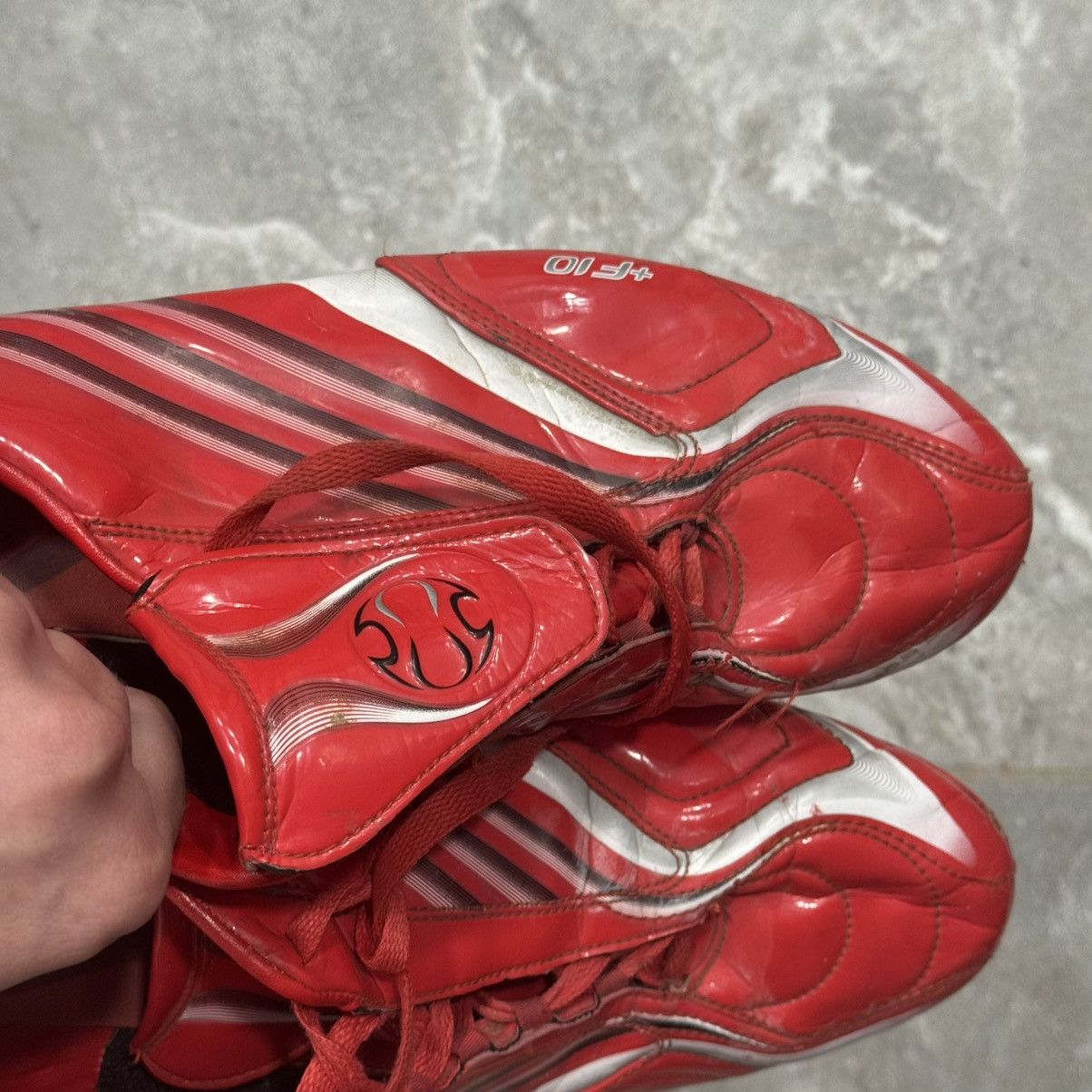 Adidas Retro rare Adidas f10 Predator TRX FG Football Boots shoes Size US 12.5 / EU 45-46 - 12 Thumbnail
