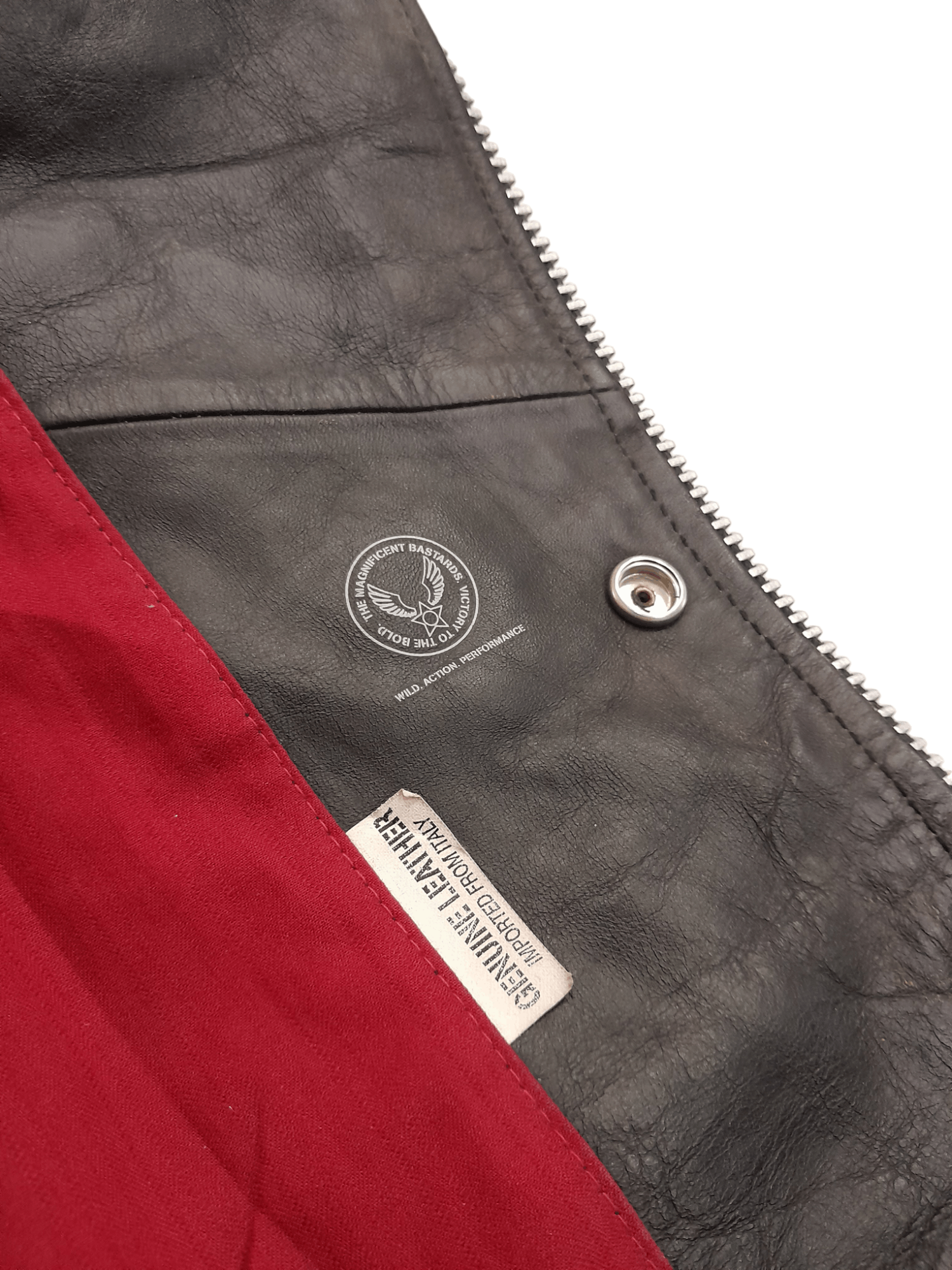Other DIAFVINE Seung Rae Kim Punk Leather Horsehide Jacket (F467) Size US M / EU 48-50 / 2 - 9 Thumbnail